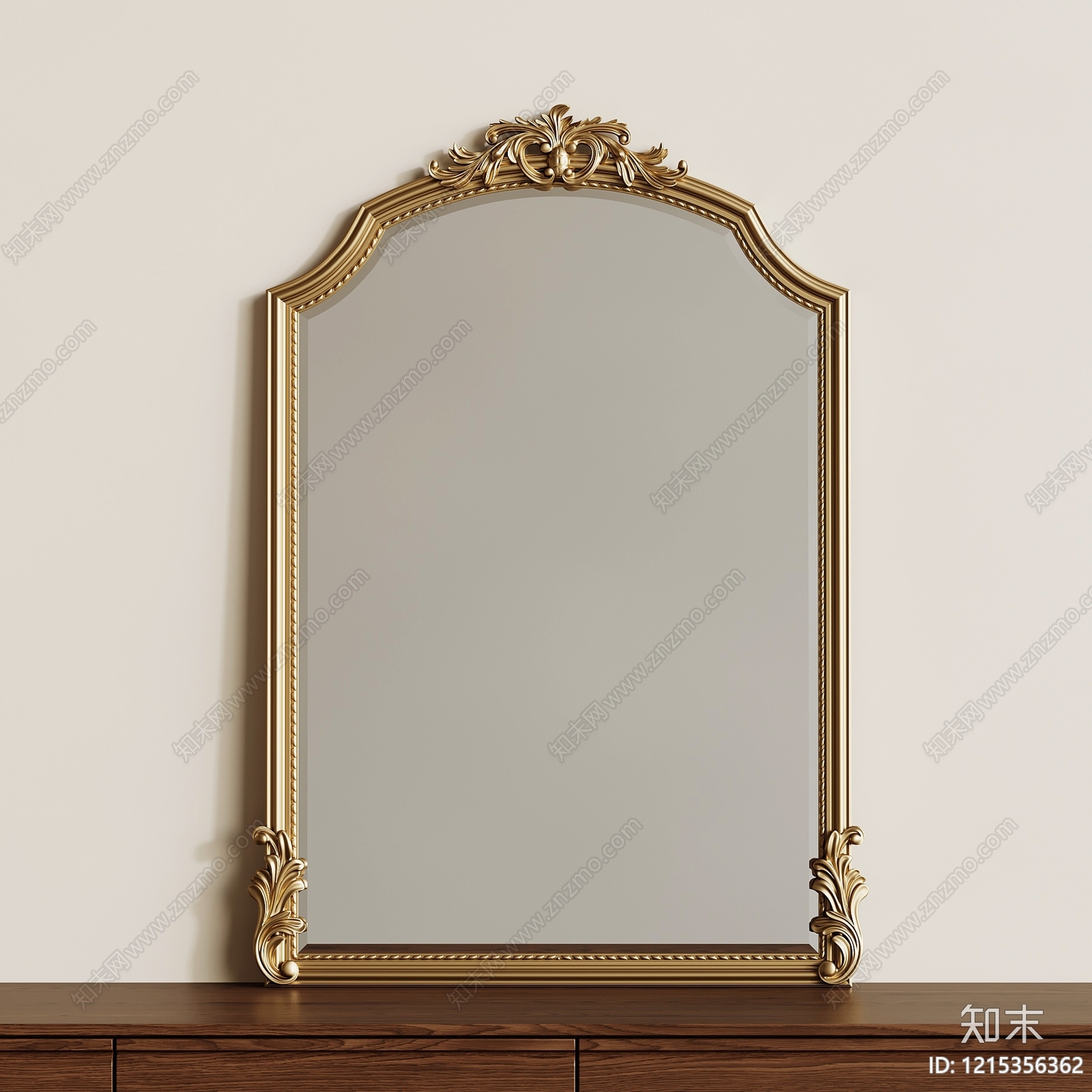 法式镜子3D模型下载【ID:1215356362】