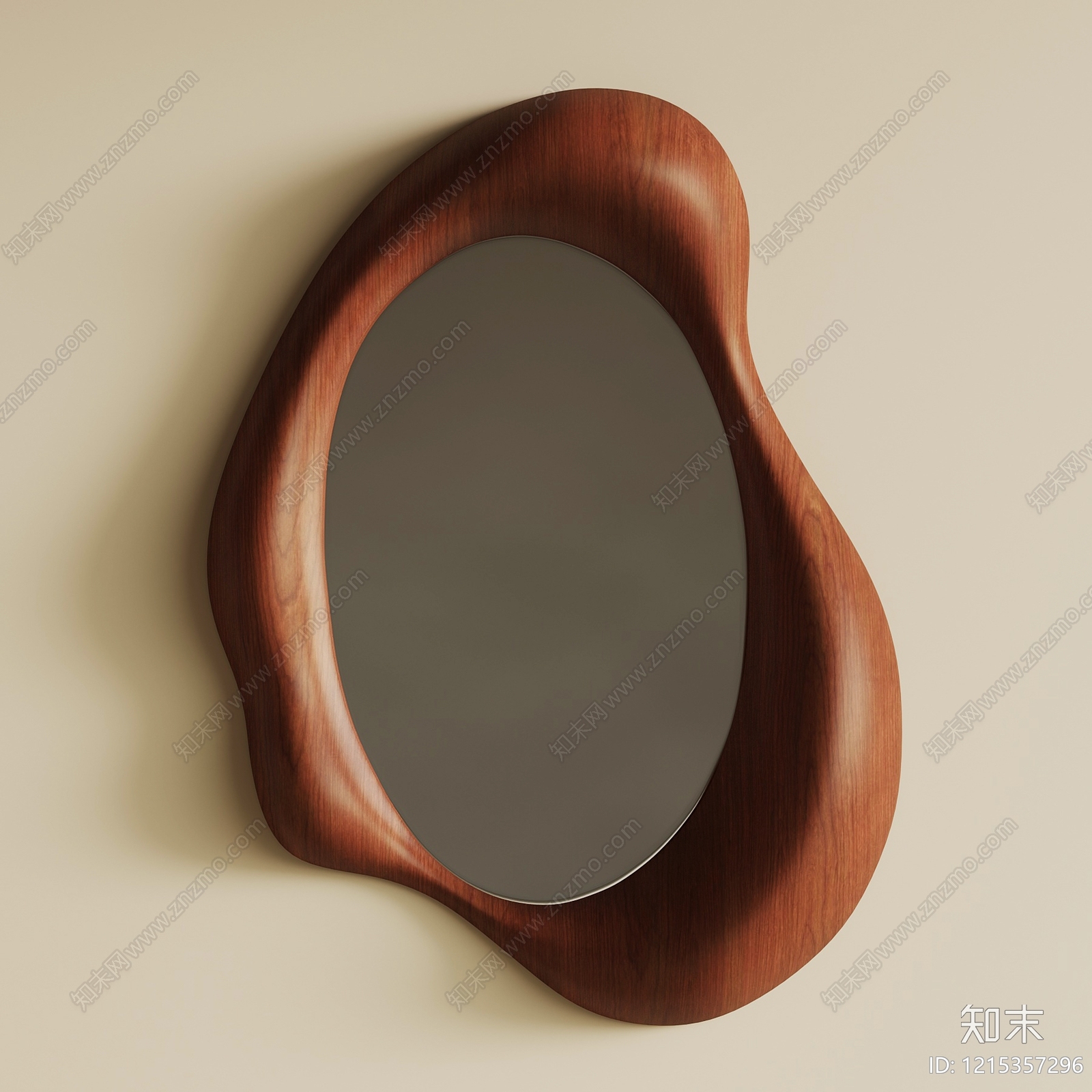 中古风镜子3D模型下载【ID:1215357296】