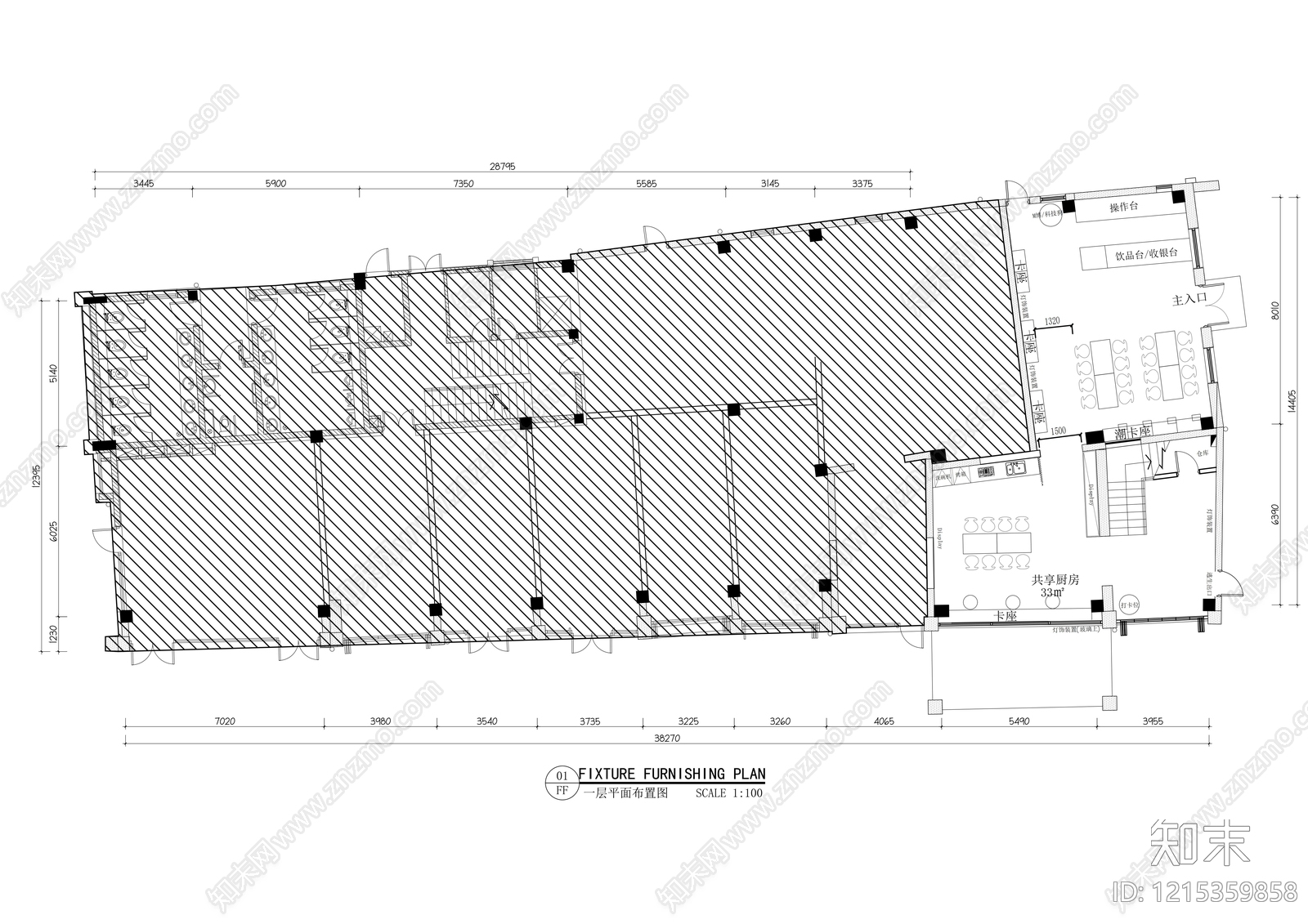 现代其他休闲娱乐空间施工图下载【ID:1215359858】