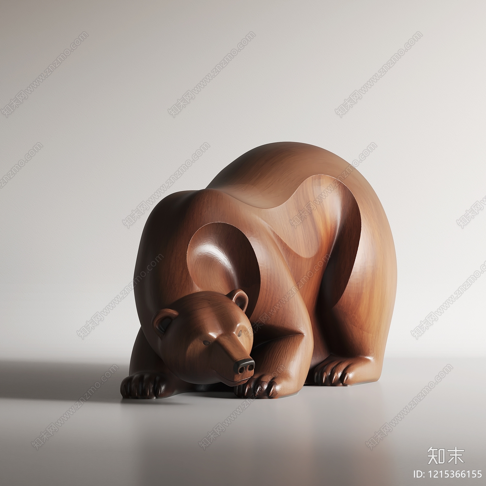 现代极简雕塑摆件3D模型下载【ID:1215366155】