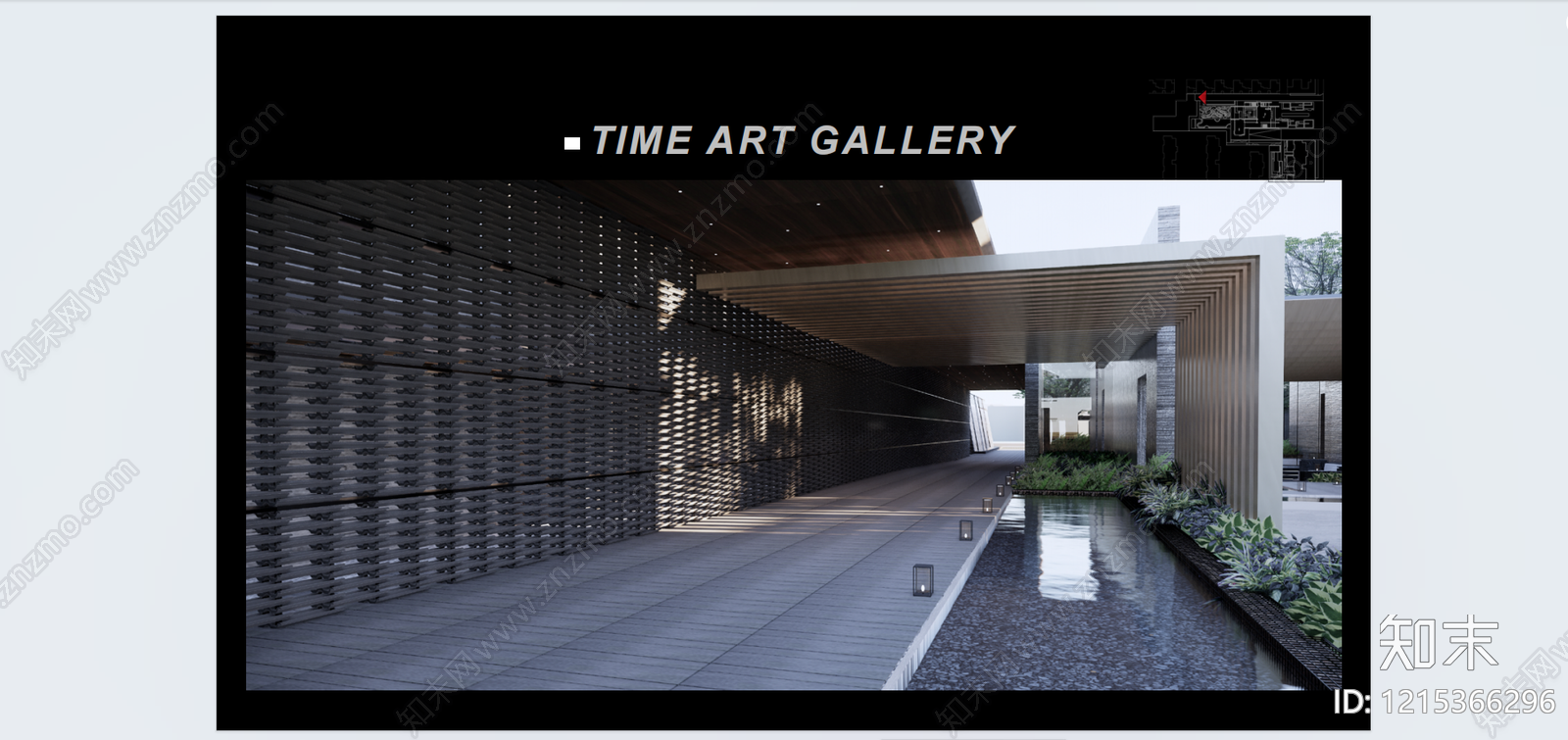 现代小区景观下载【ID:1215366296】