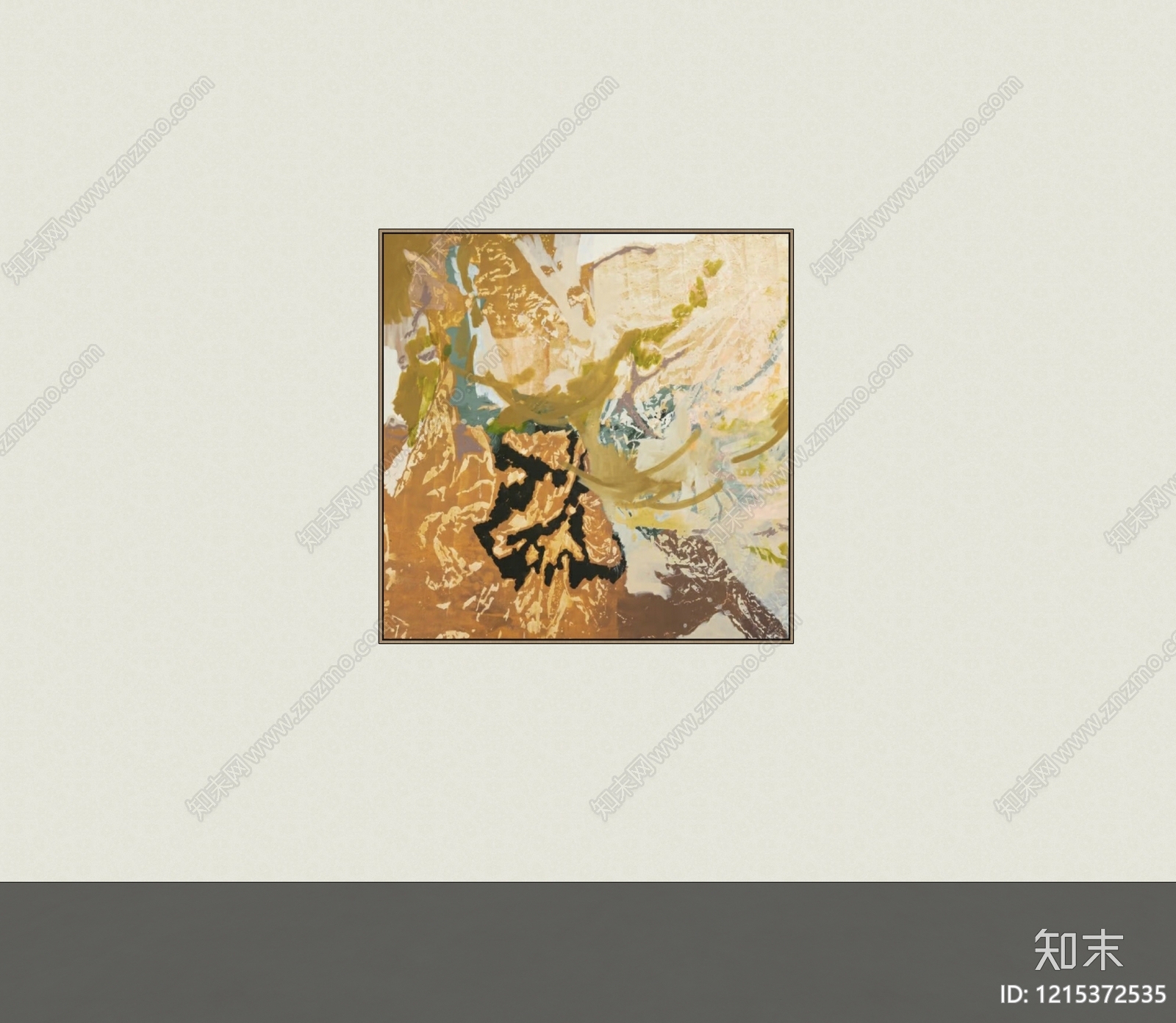 现代挂画SU模型下载【ID:1215372535】