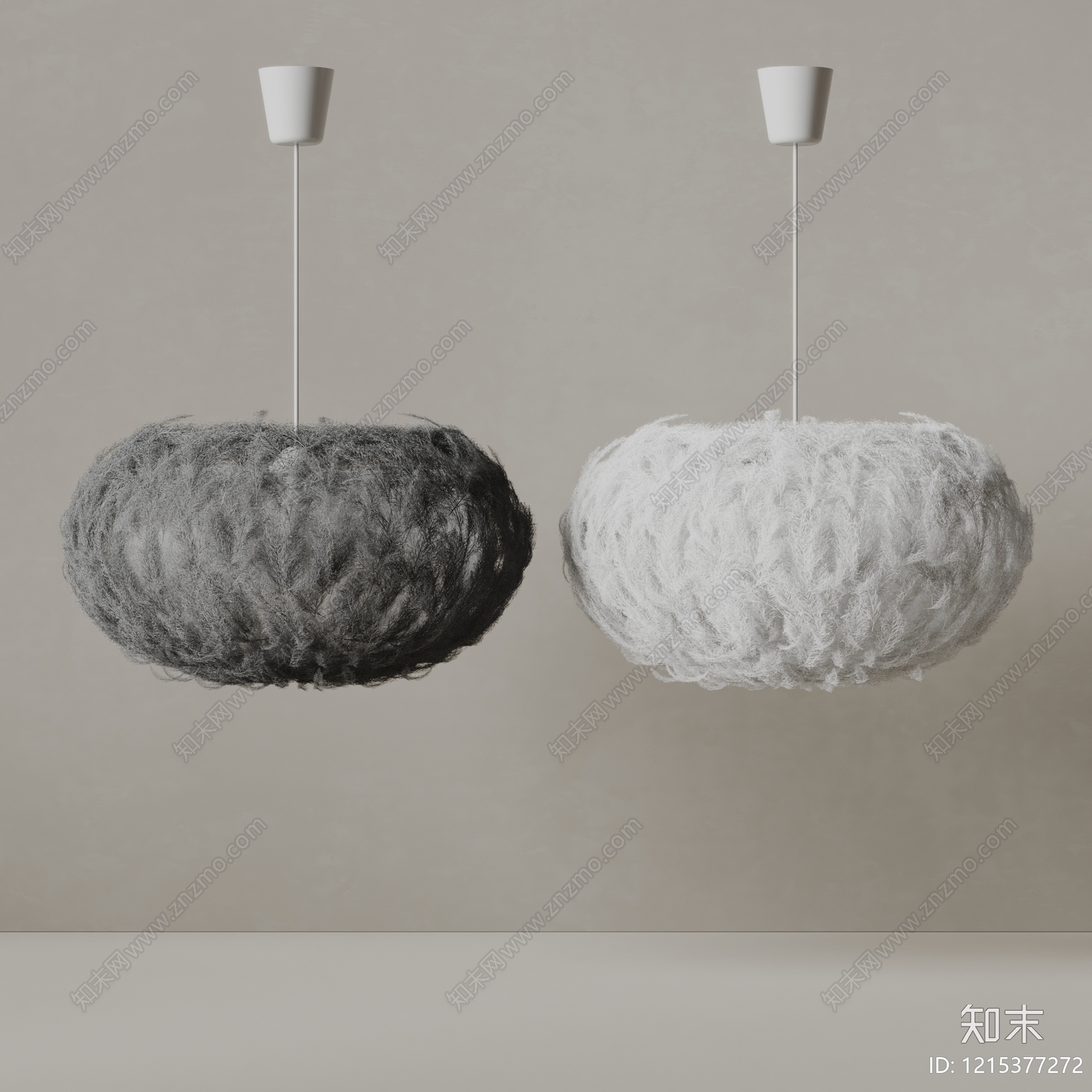 极简吊灯3D模型下载【ID:1215377272】