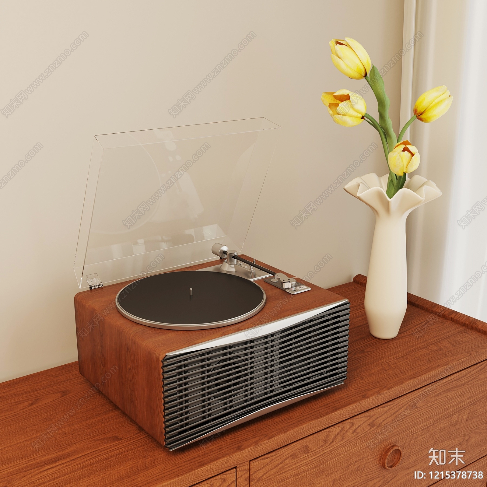 复古舞台音响3D模型下载【ID:1215378738】