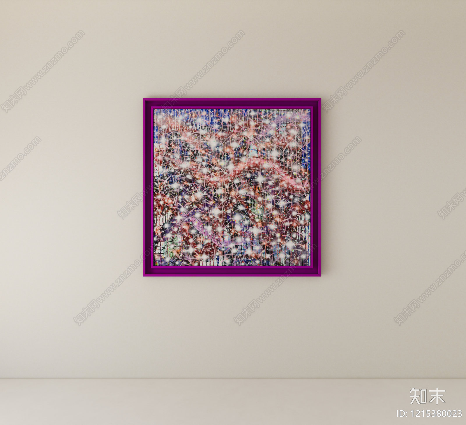 现代挂画SU模型下载【ID:1215380023】