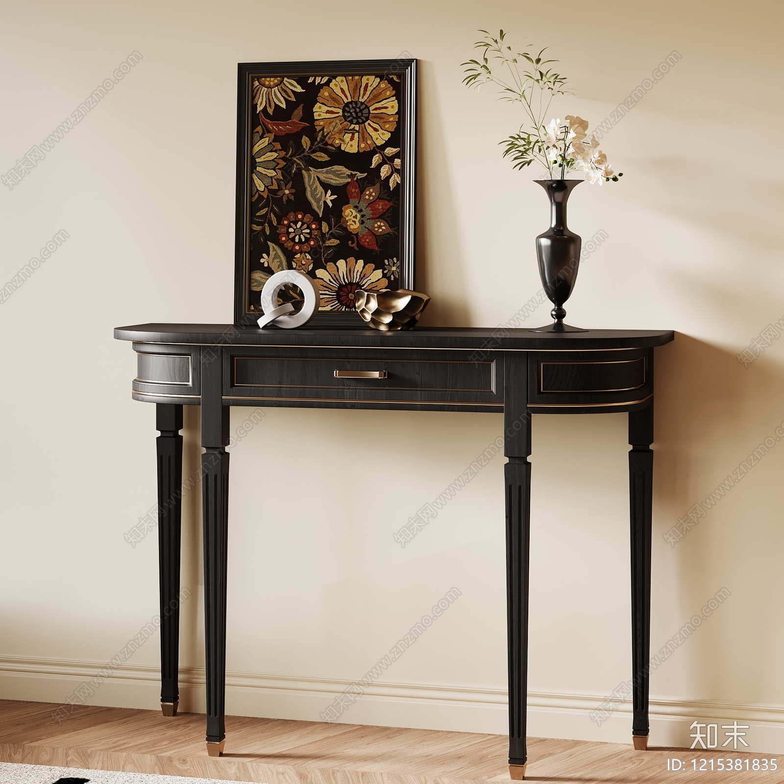 中古风条案3D模型下载【ID:1215381835】