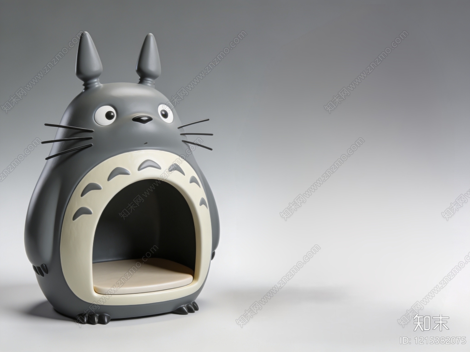 日式卡通风格雕塑摆件SU模型下载【ID:1215382075】