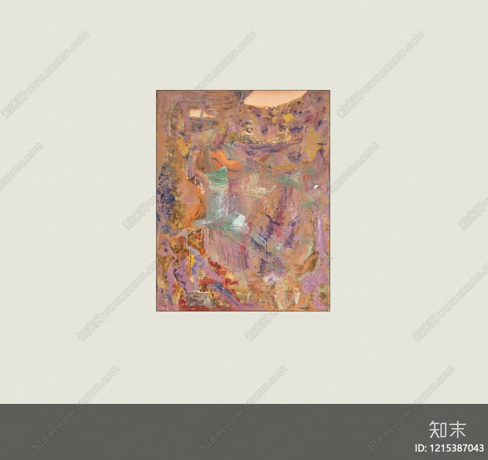 侘寂挂画SU模型下载【ID:1215387043】