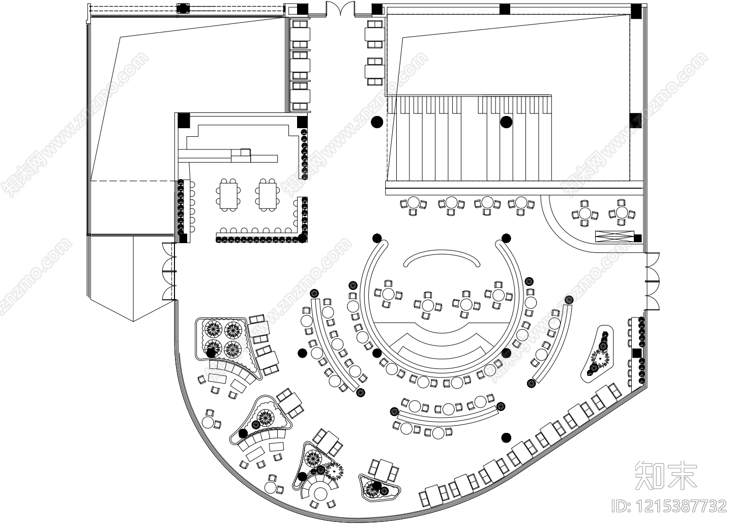 新中式档案室施工图下载【ID:1215387732】