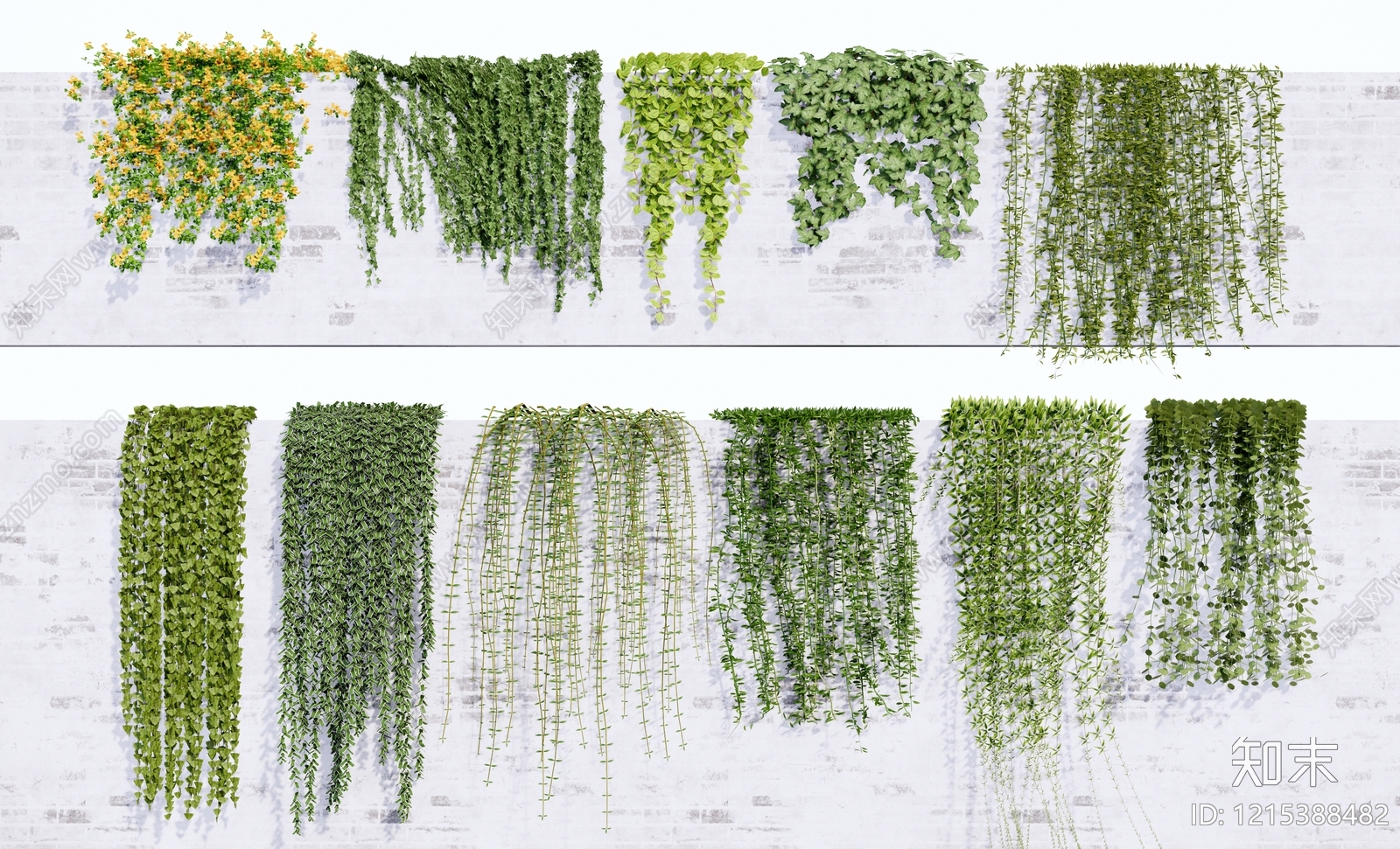 垂直绿化垂直绿化SU模型下载【ID:1215388482】