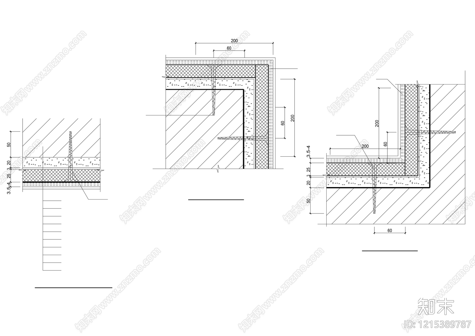 现代窗cad施工图下载【ID:1215389787】