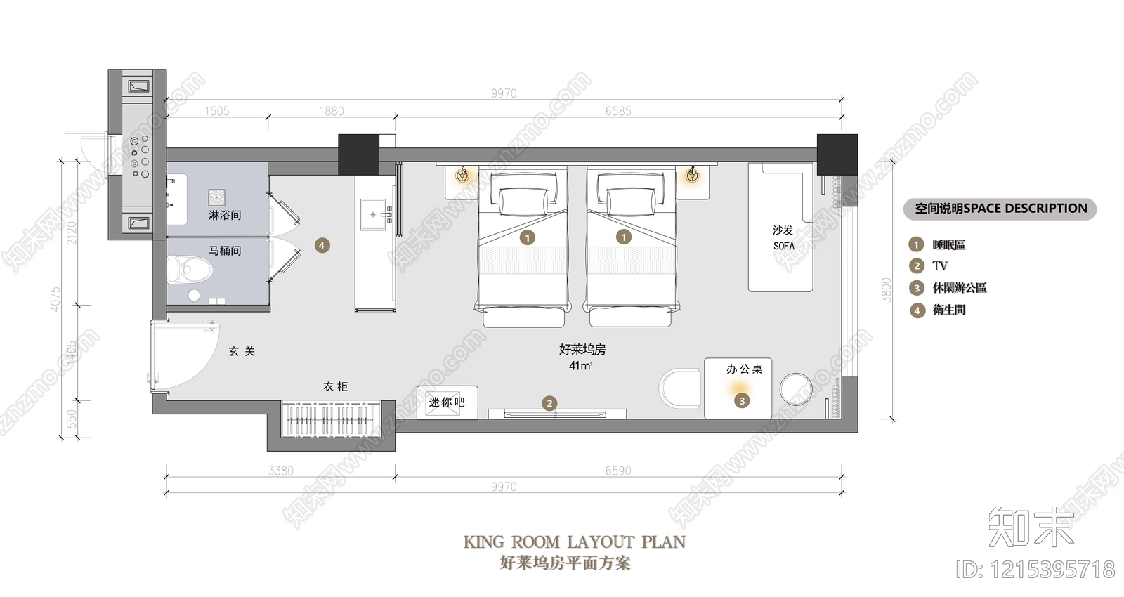 酒店客房施工图下载【ID:1215395718】