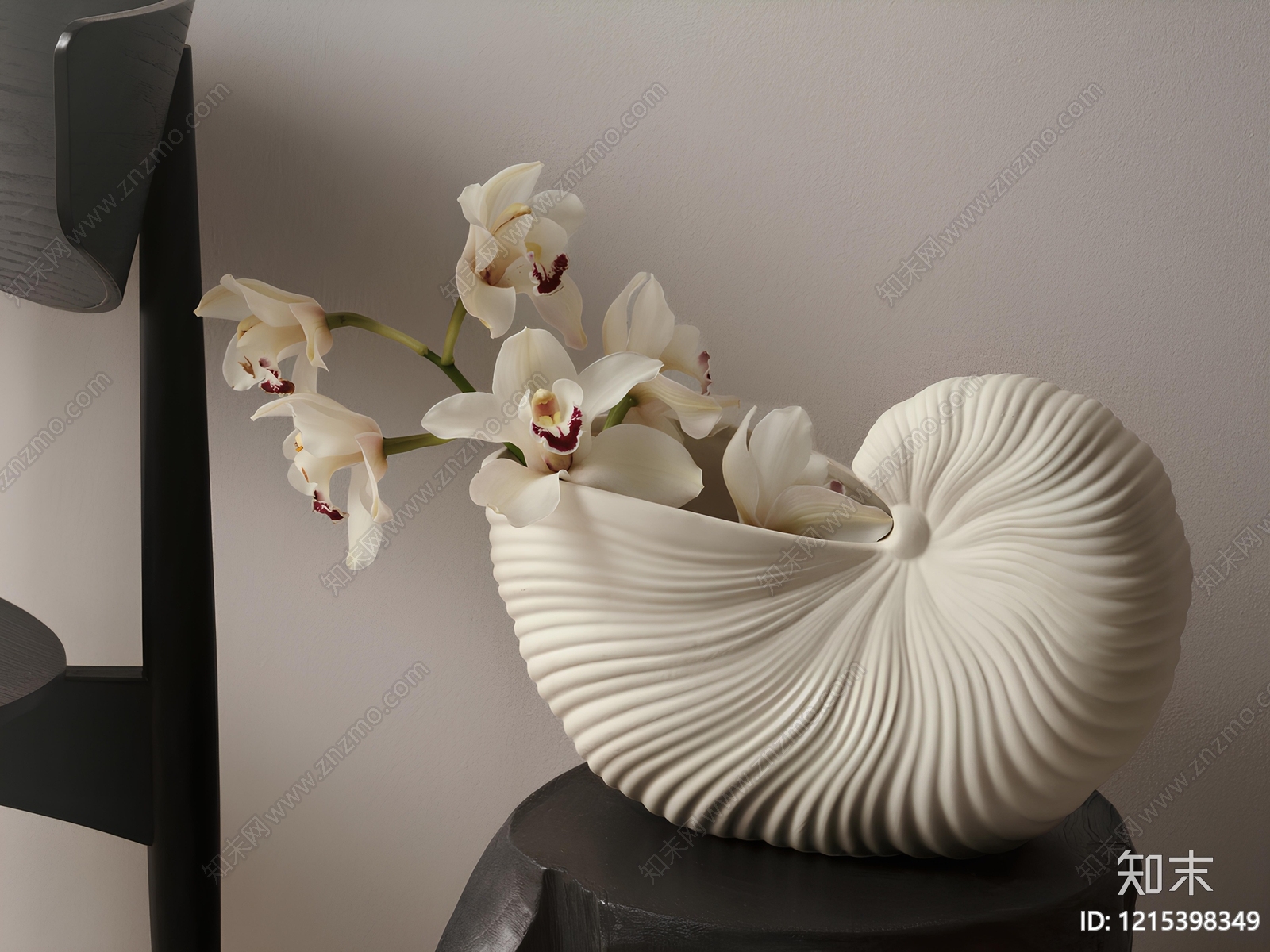 奶油风花瓶SU模型下载【ID:1215398349】