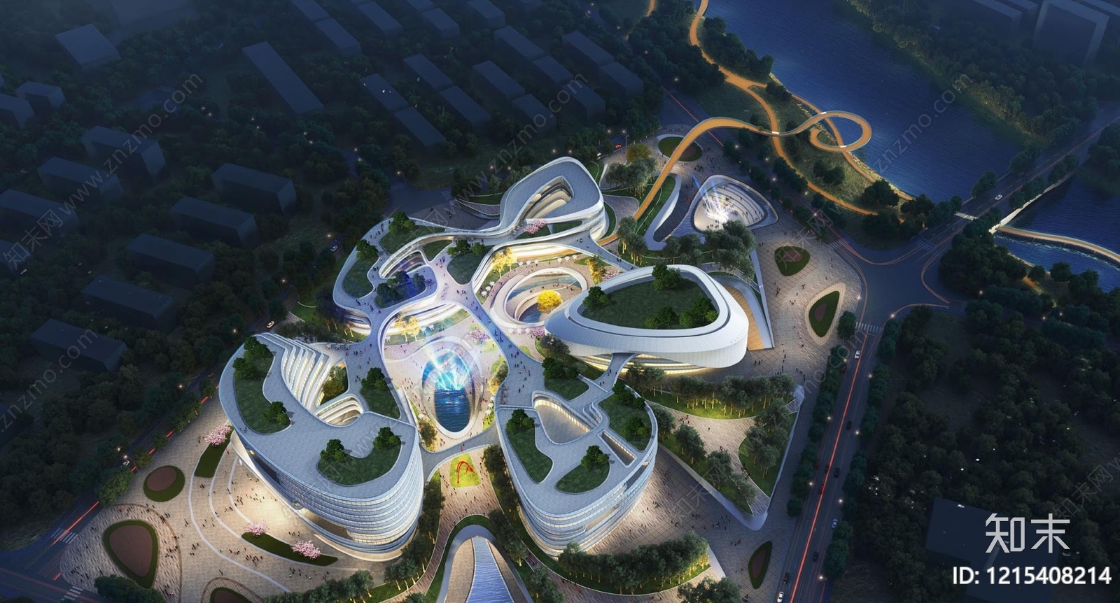 现代办公楼下载【ID:1215408214】