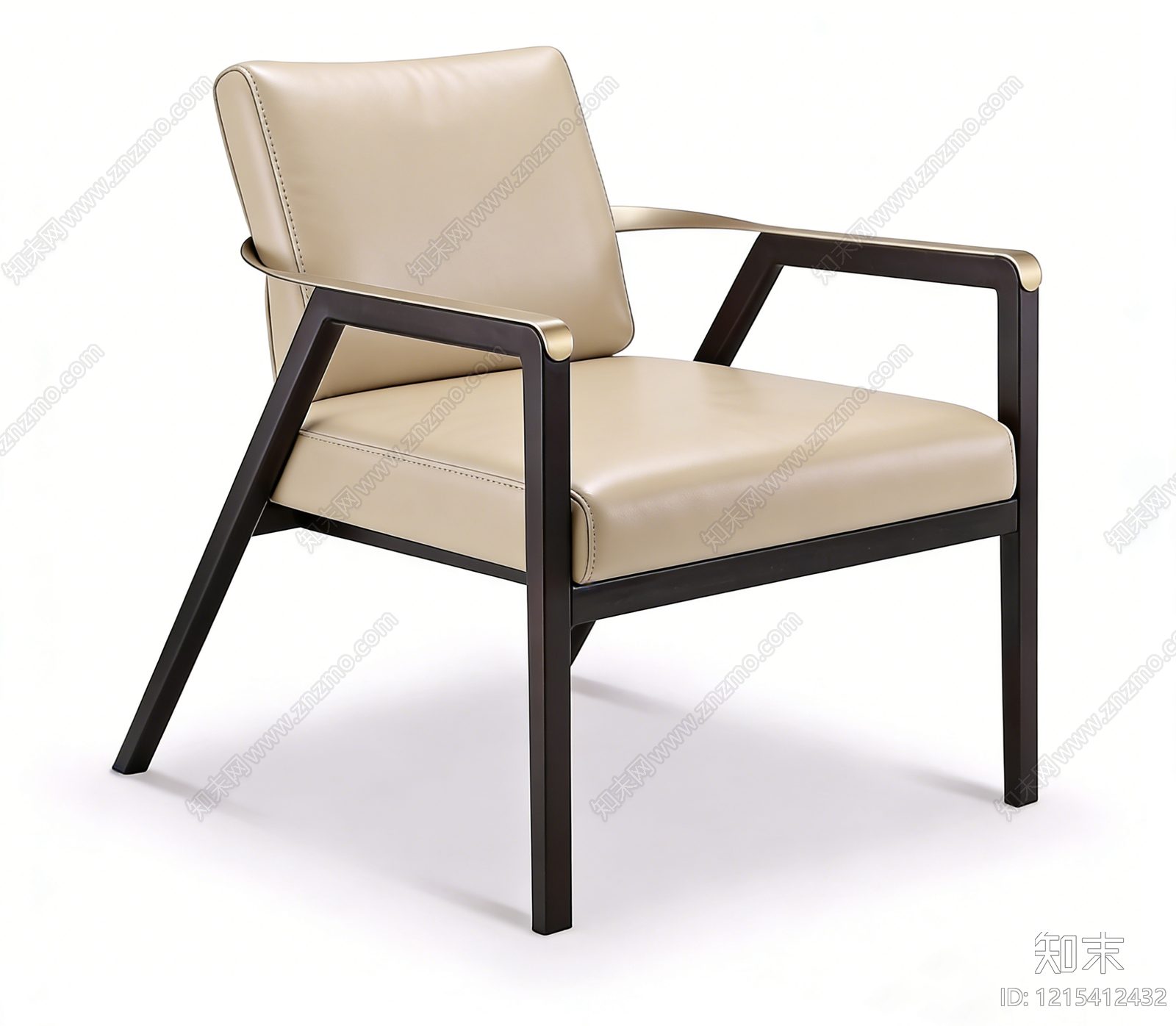 现代简约休闲椅3D模型下载【ID:1215412432】