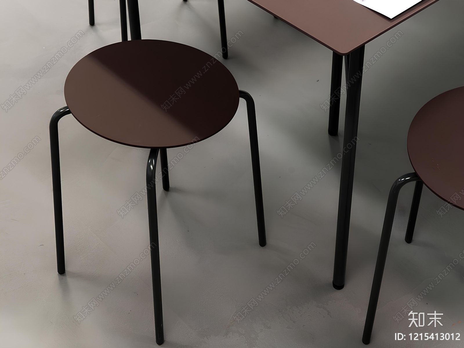 极简其他凳子SU模型下载【ID:1215413012】