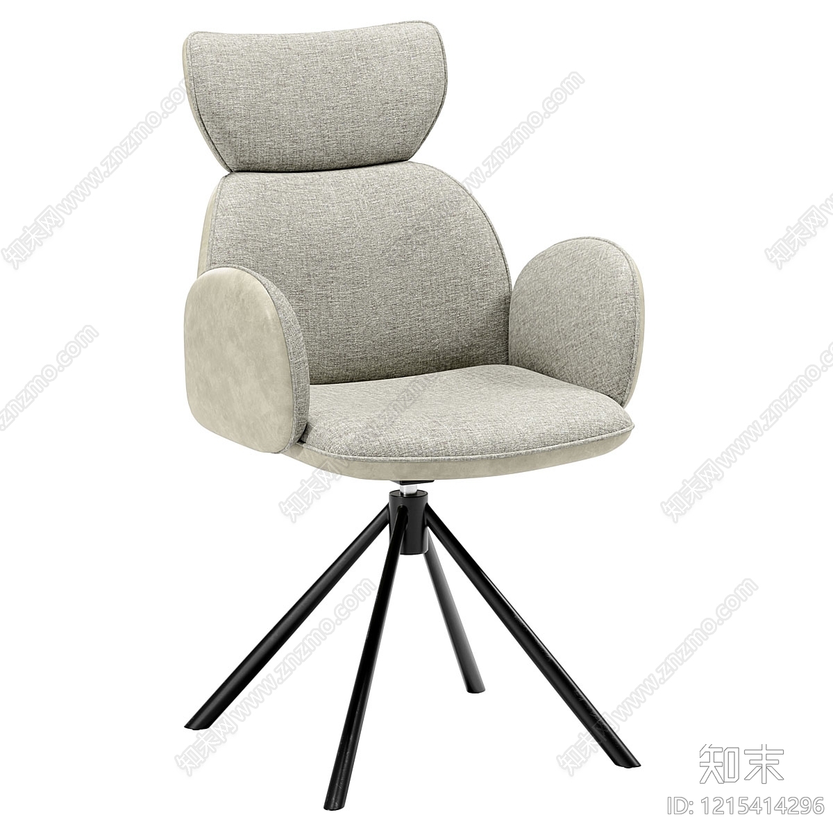 现代简约休闲椅3D模型下载【ID:1215414296】