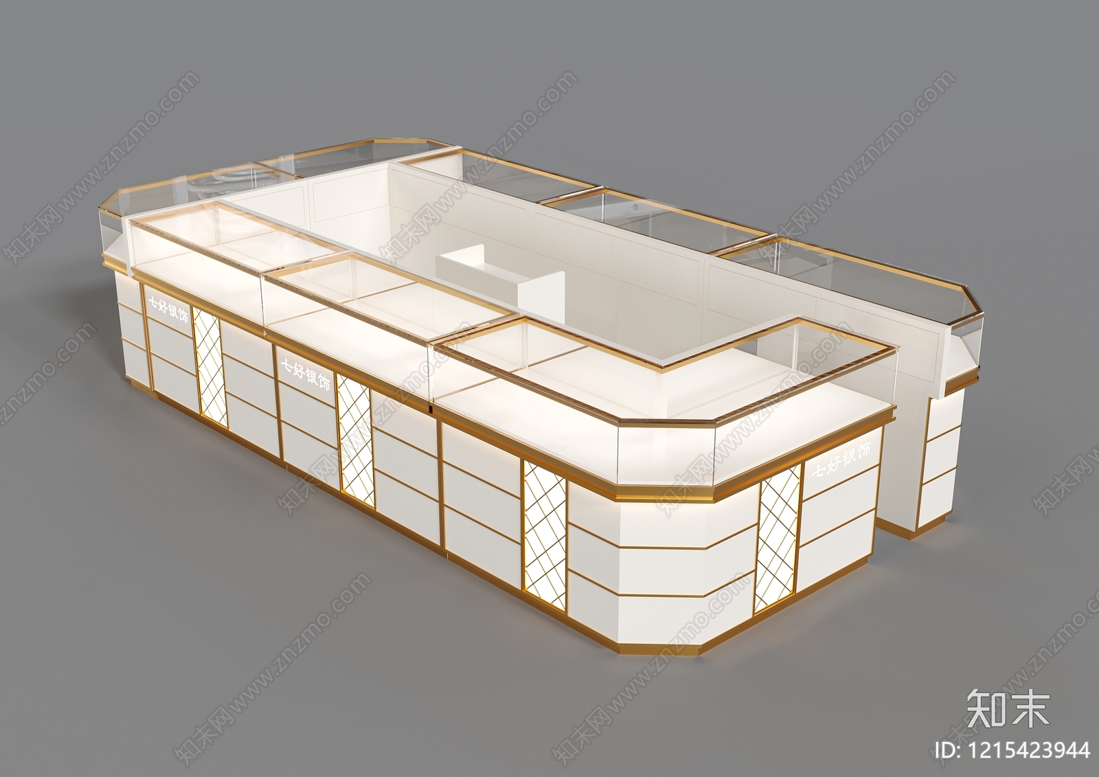 现代轻奢其他产品展厅3D模型下载【ID:1215423944】