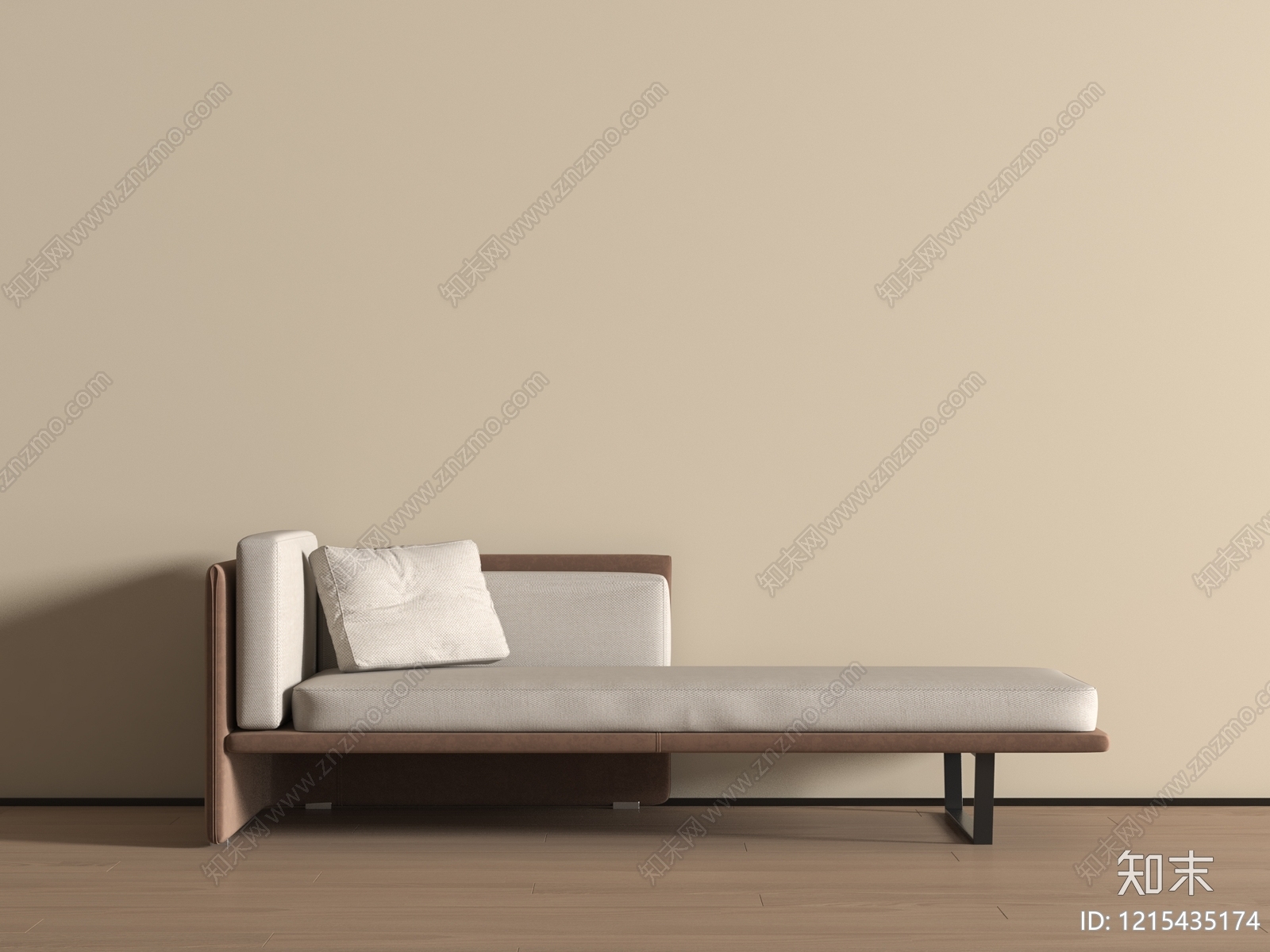 极简贵妃椅3D模型下载【ID:1215435174】
