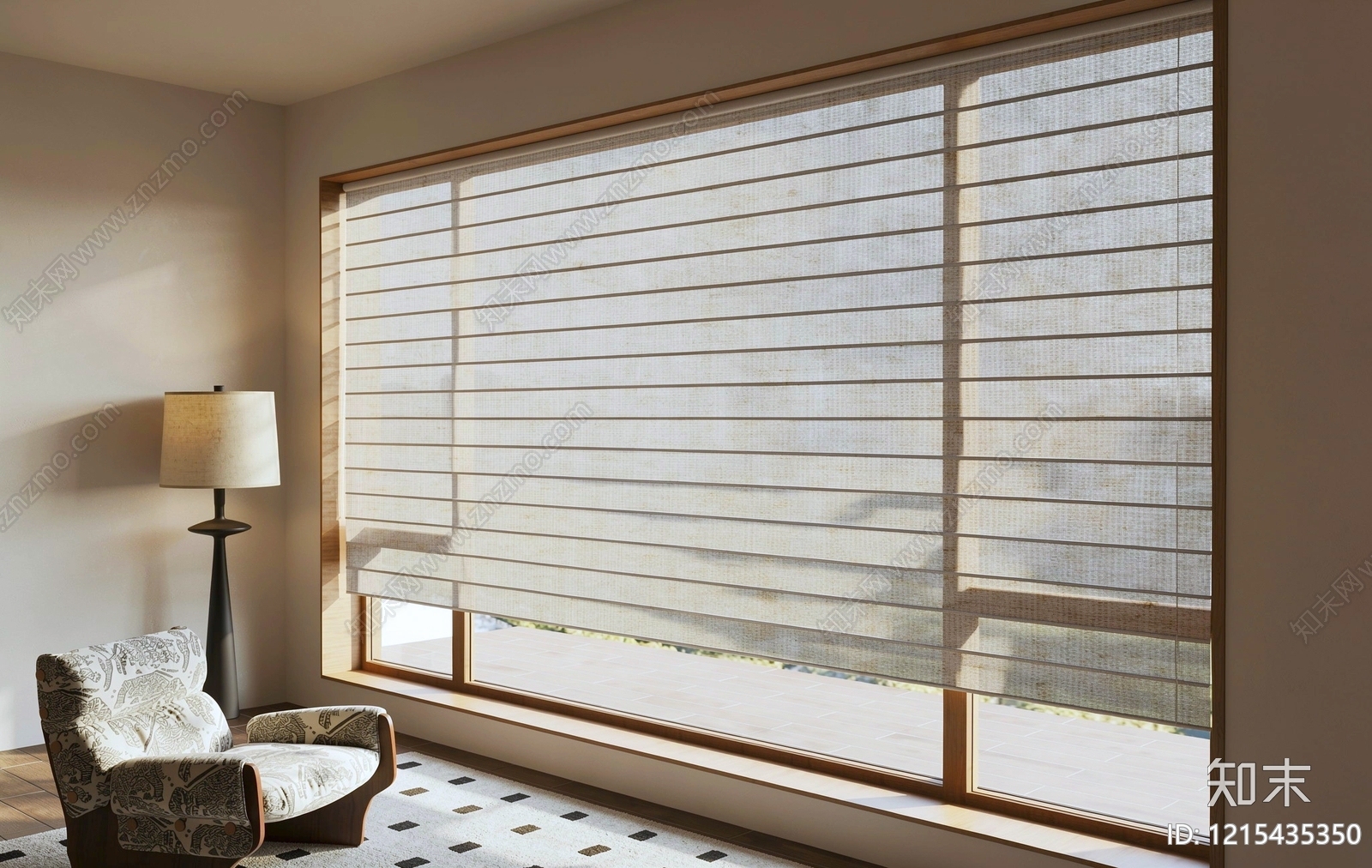 日式家居客厅3D模型下载【ID:1215435350】