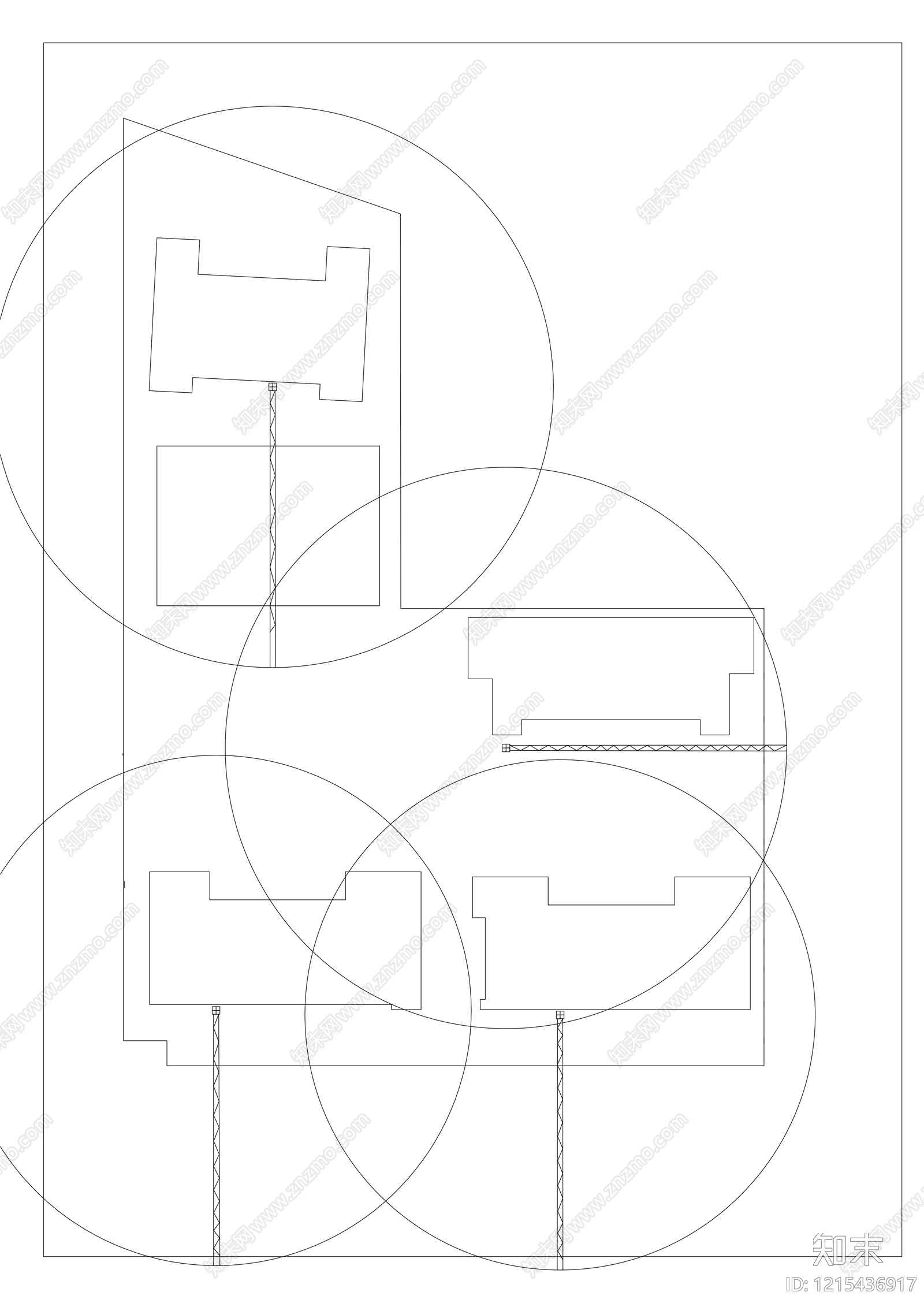 塔吊节点施工图下载【ID:1215436917】