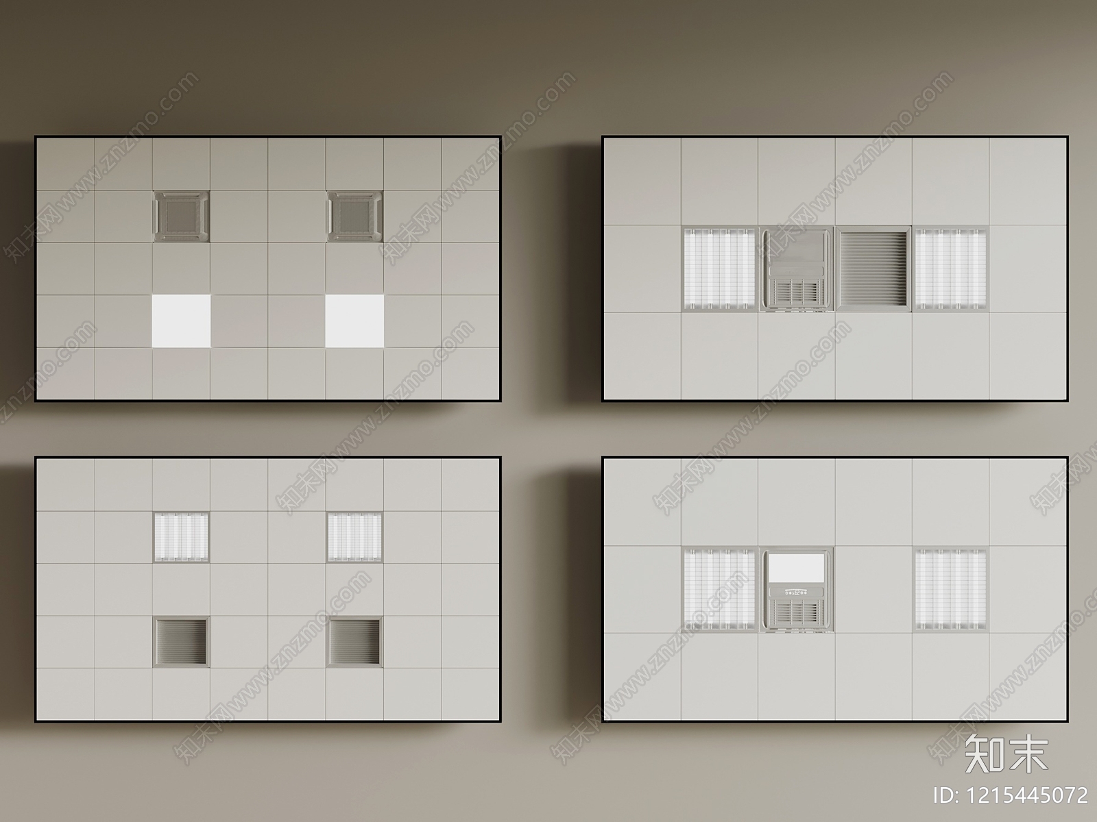 极简主义吊顶3D模型下载【ID:1215445072】