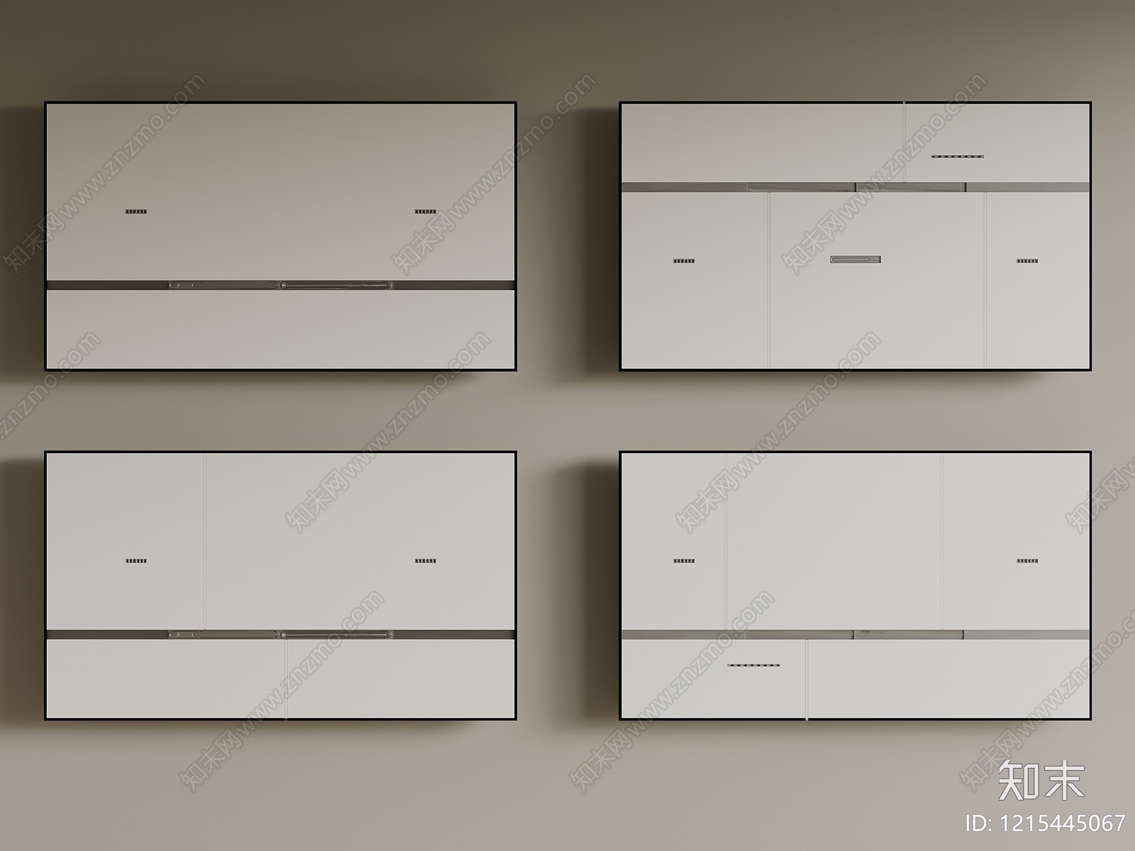 极简吊顶3D模型下载【ID:1215445067】
