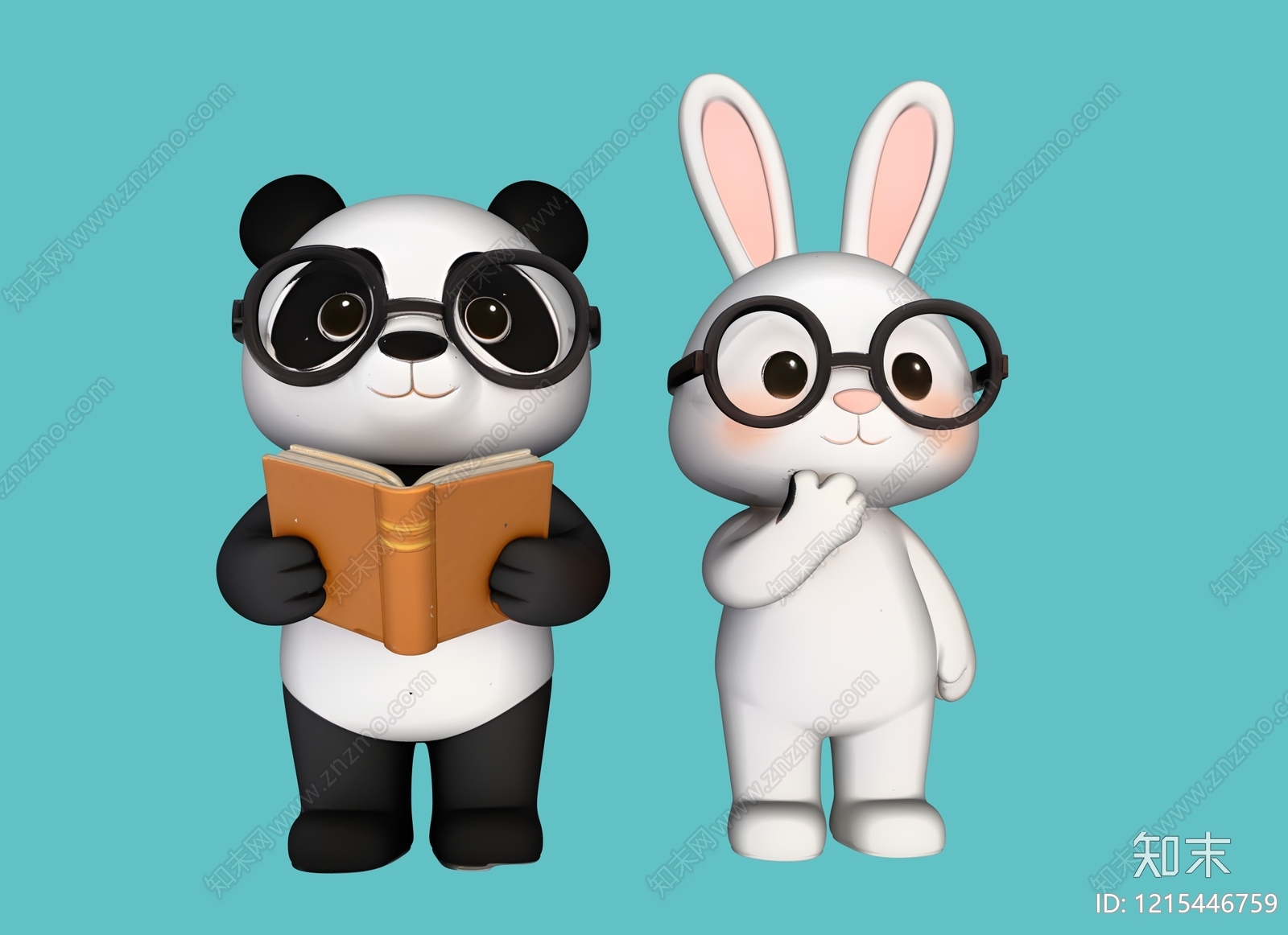 卡通拟人风虚拟人物SU模型下载【ID:1215446759】