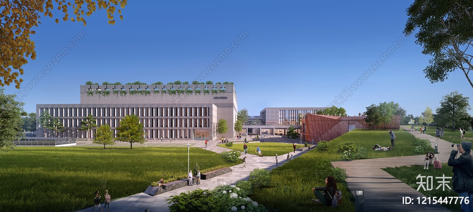 新中式其他公共建筑3D模型下载【ID:1215447776】