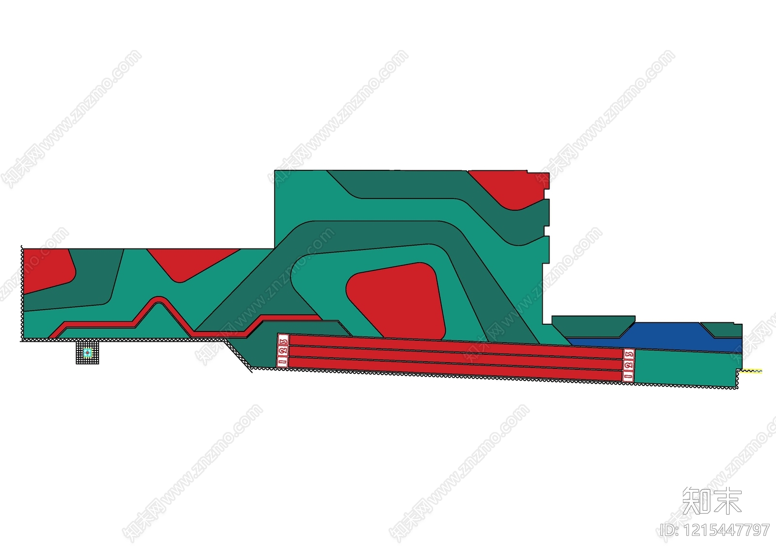 现代幼儿园施工图下载【ID:1215447797】