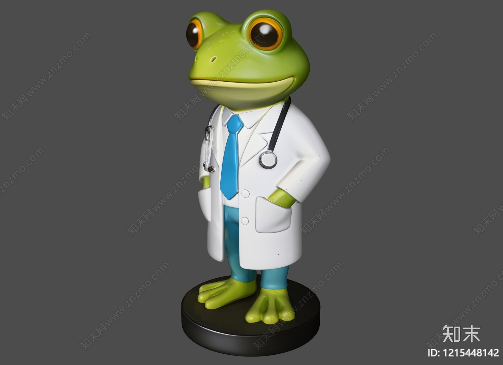 卡通写实主义雕塑摆件SU模型下载【ID:1215448142】