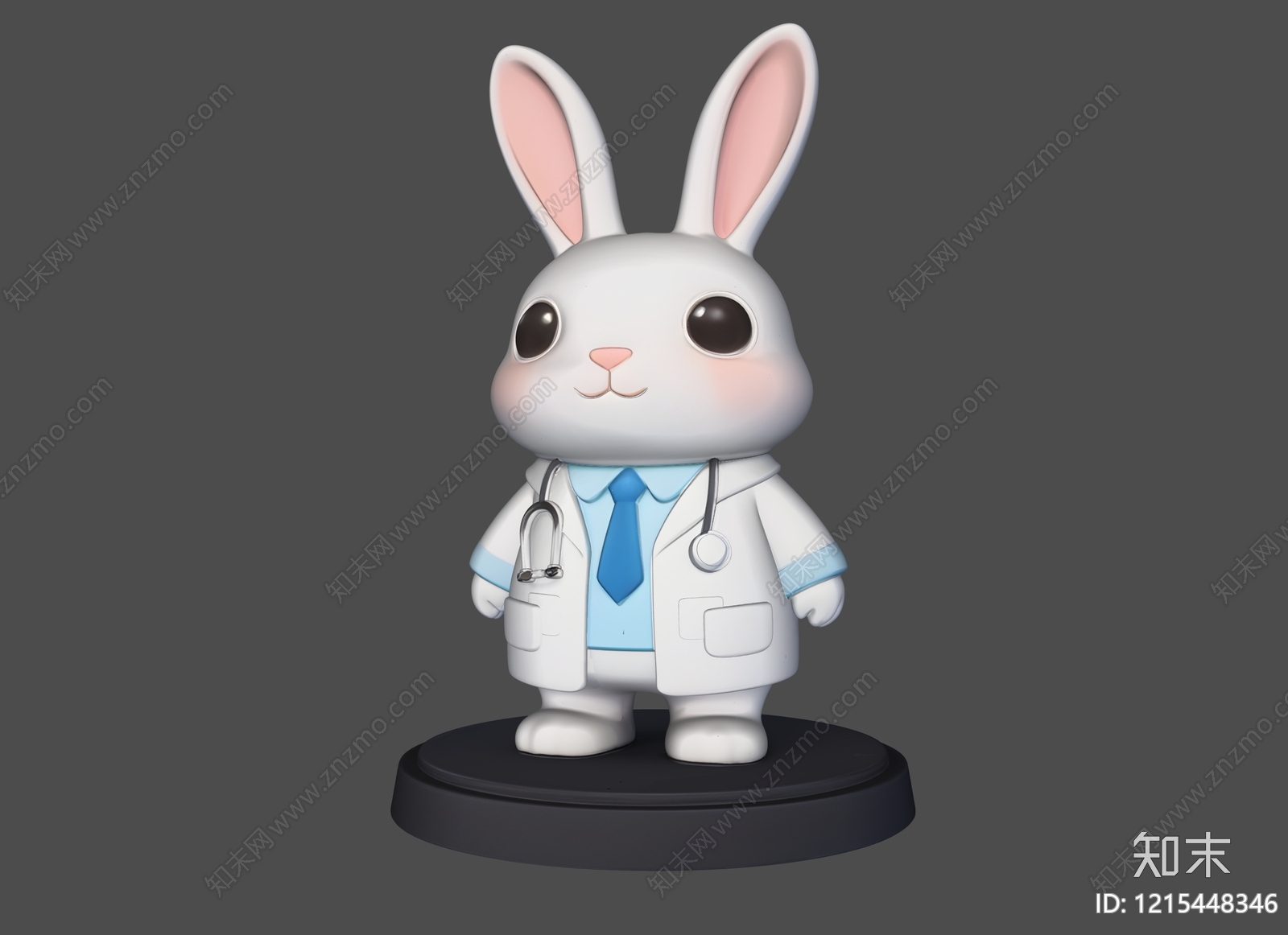 卡通拟人雕塑摆件SU模型下载【ID:1215448346】