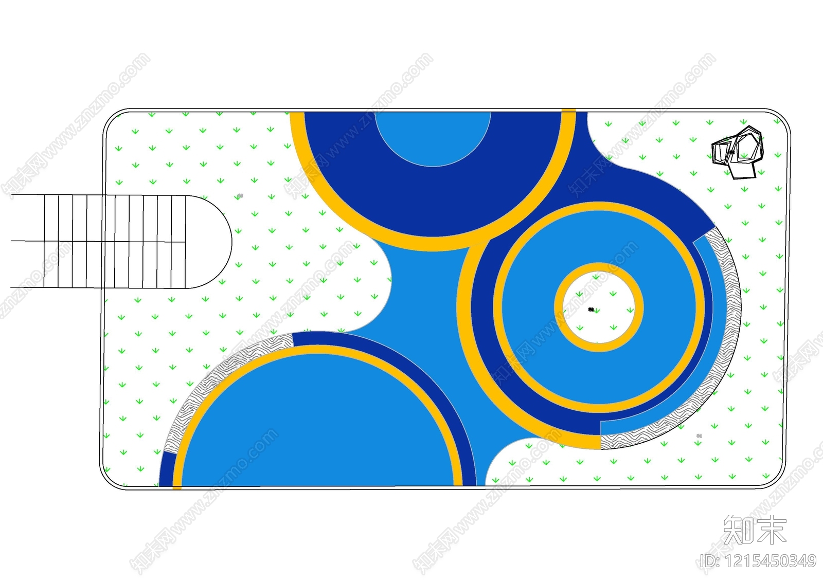 社区儿童区施工图下载【ID:1215450349】