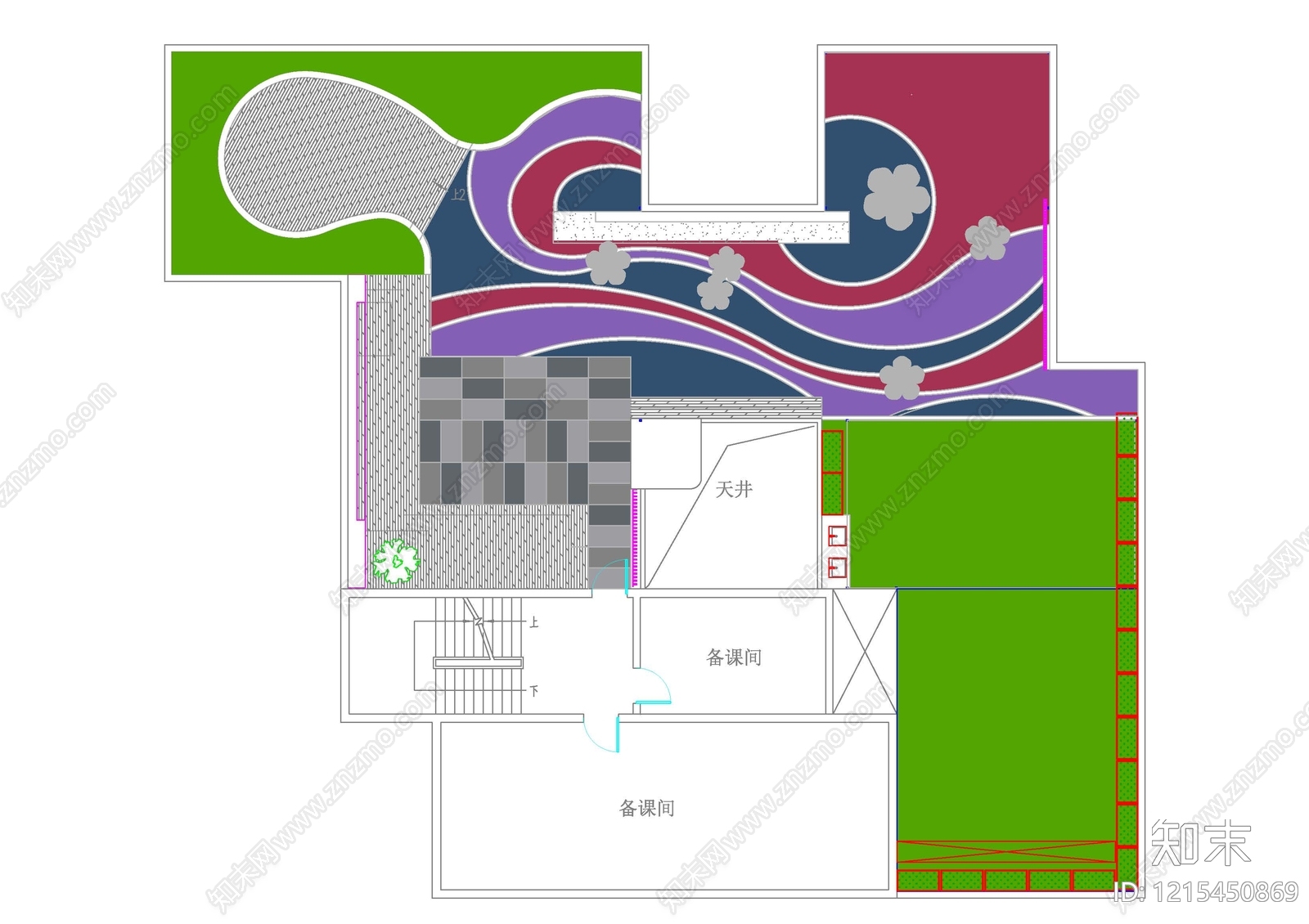 现代幼儿园施工图下载【ID:1215450869】