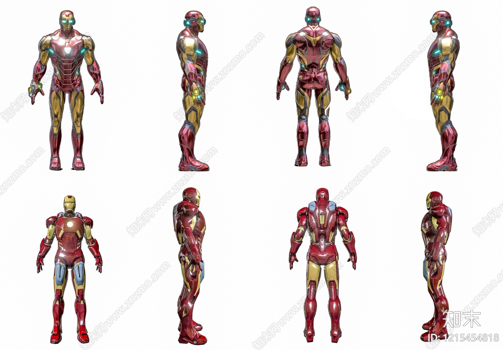 科幻机甲风虚拟人物3D模型下载【ID:1215454818】