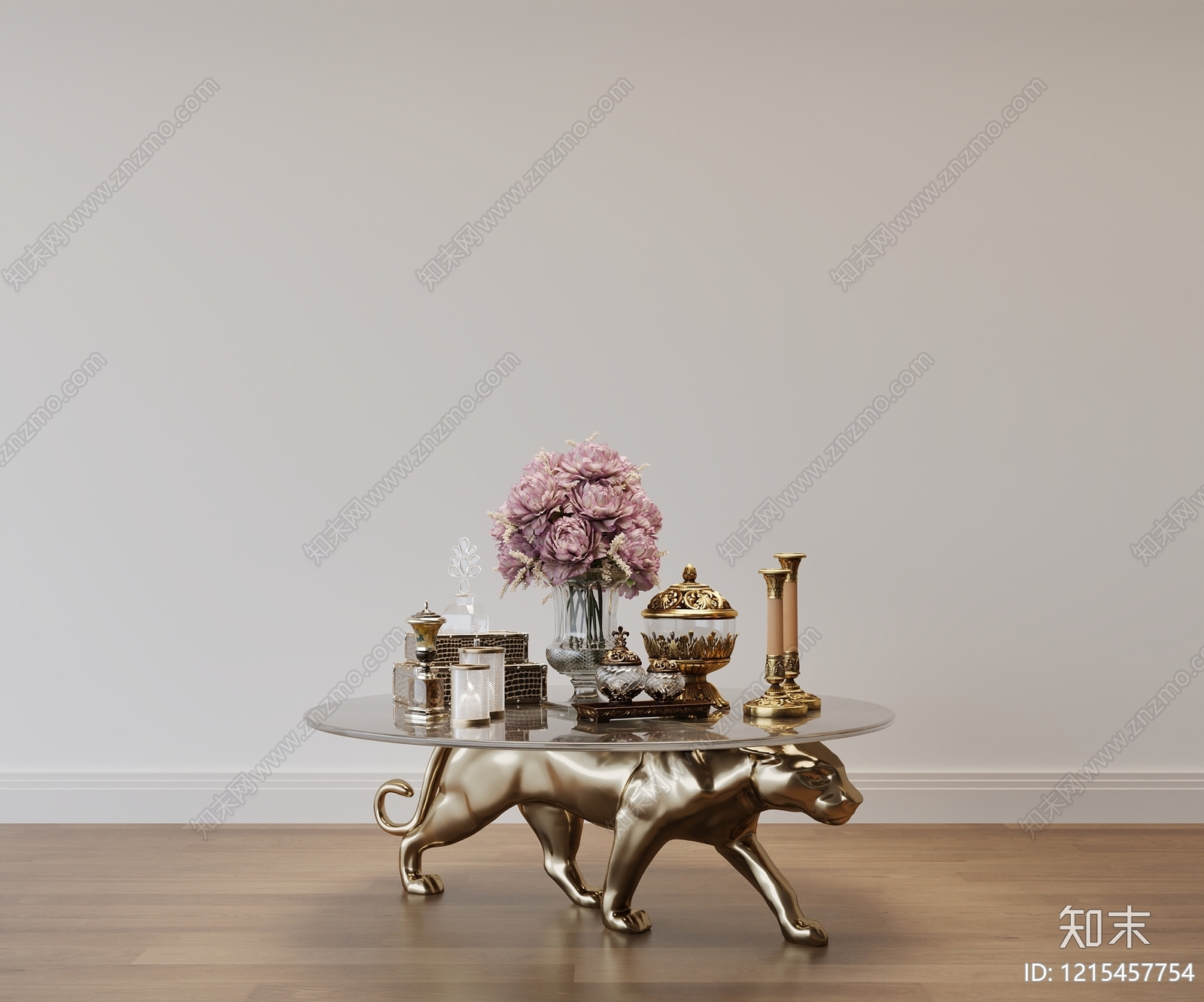 轻奢茶几3D模型下载【ID:1215457754】