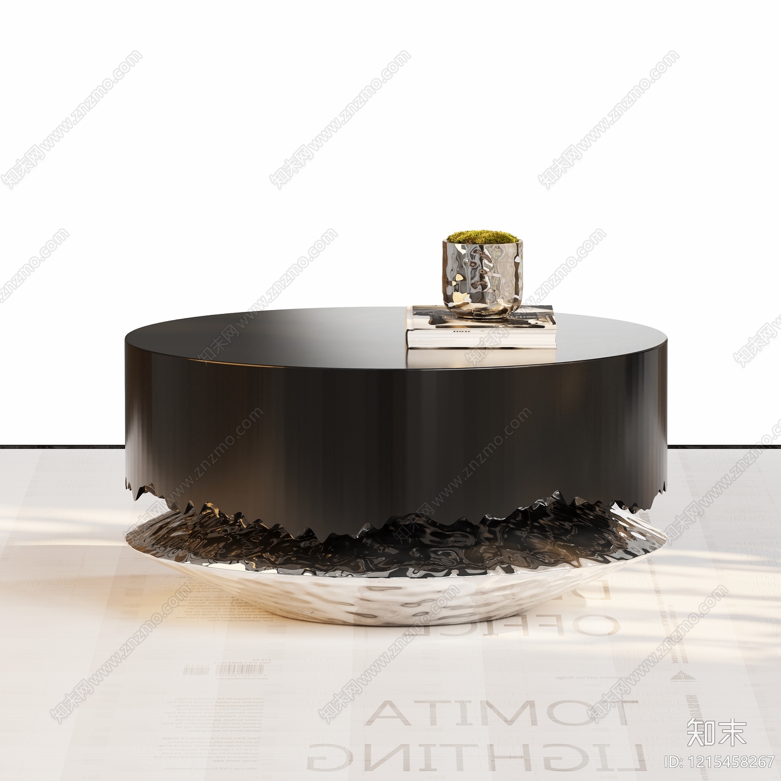 现代极简茶几3D模型下载【ID:1215458267】
