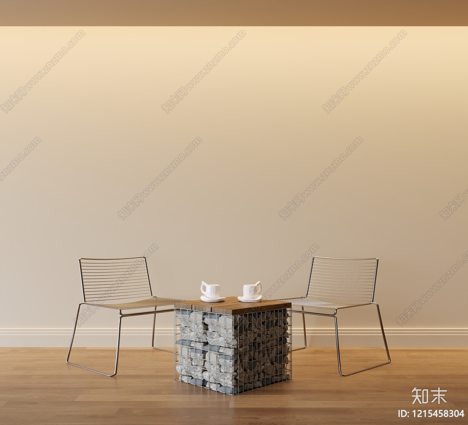现代简约休闲椅3D模型下载【ID:1215458304】