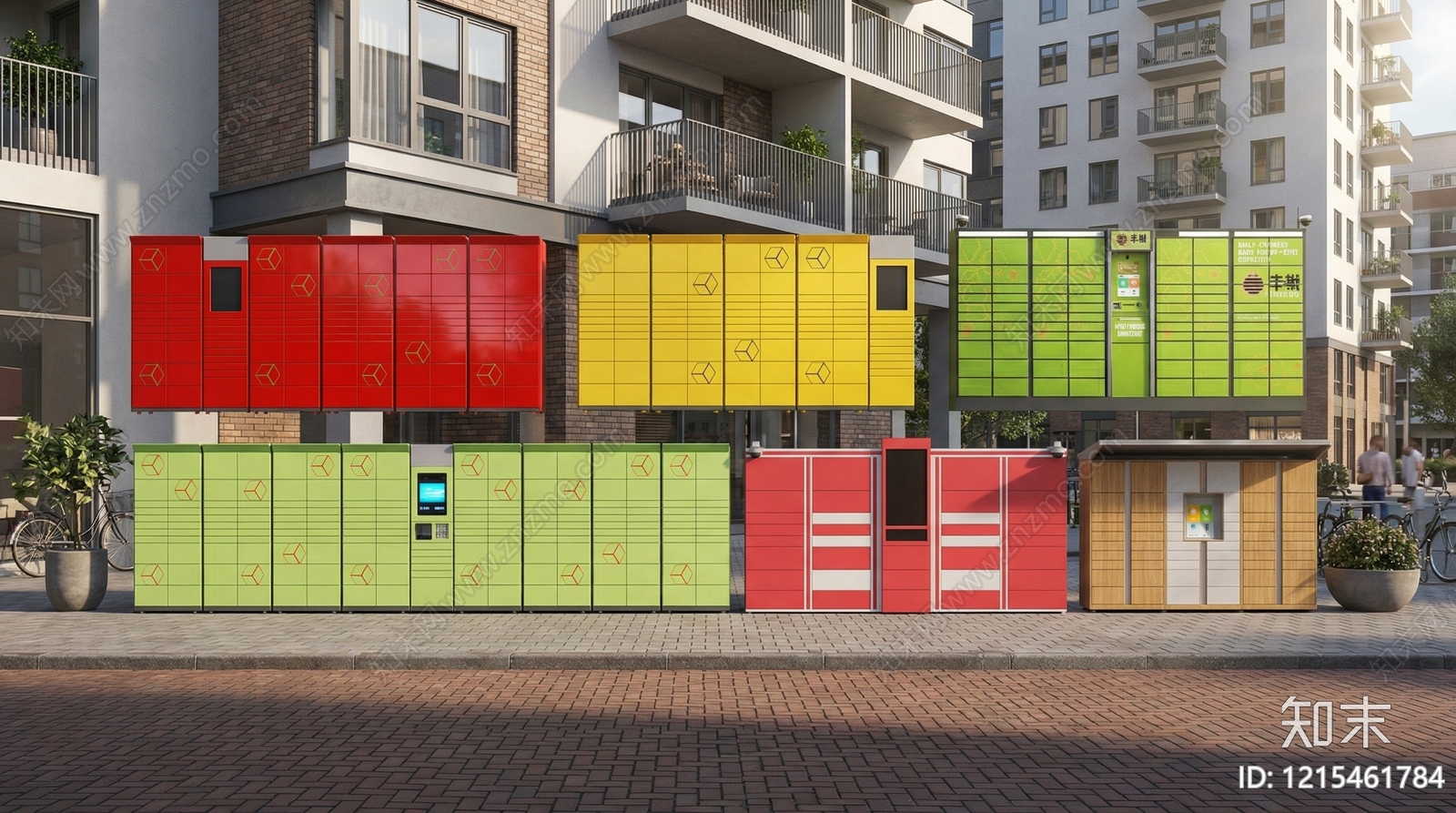 现代简约自动售卖机SU模型下载【ID:1215461784】