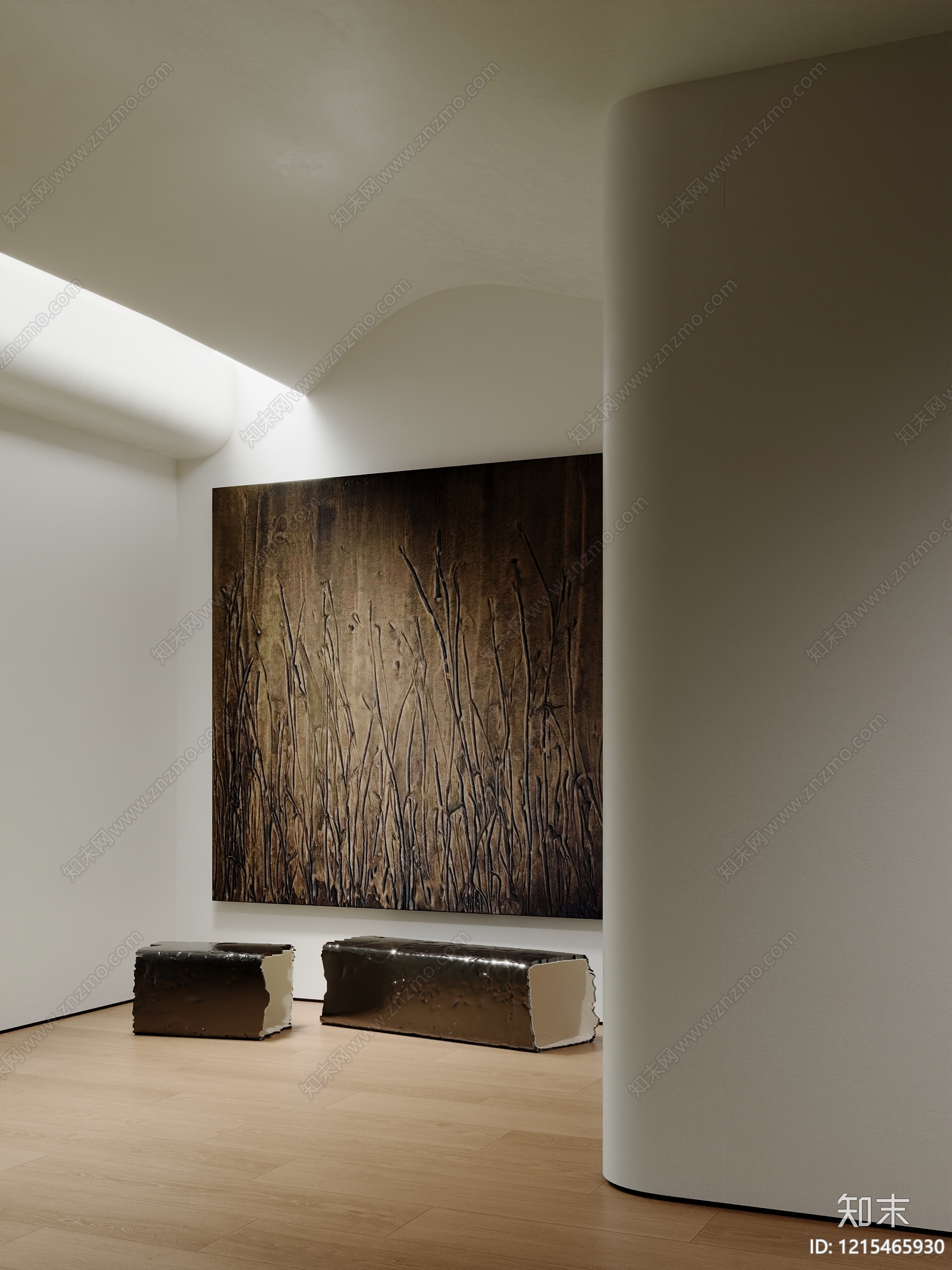 极简挂画3D模型下载【ID:1215465930】