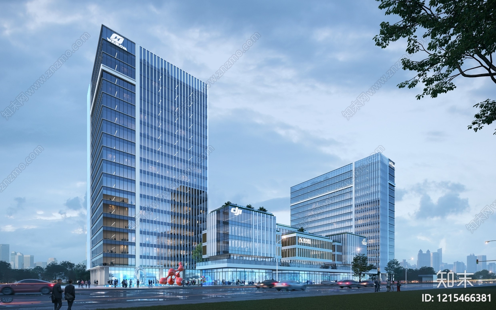 现代办公楼下载【ID:1215466381】