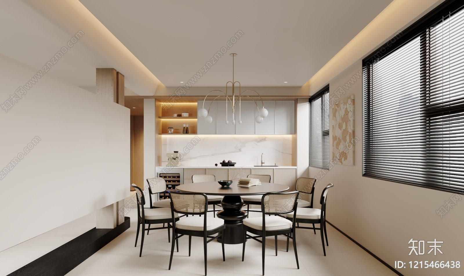 XX家居餐厅3D模型下载【ID:1215466438】