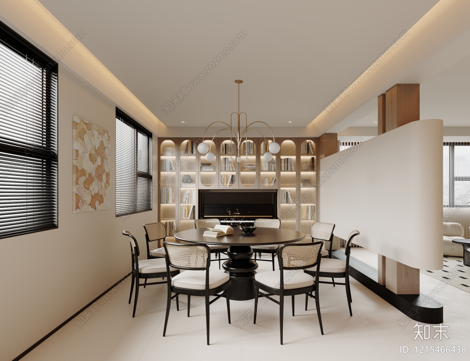 XX家居餐厅3D模型下载【ID:1215466438】