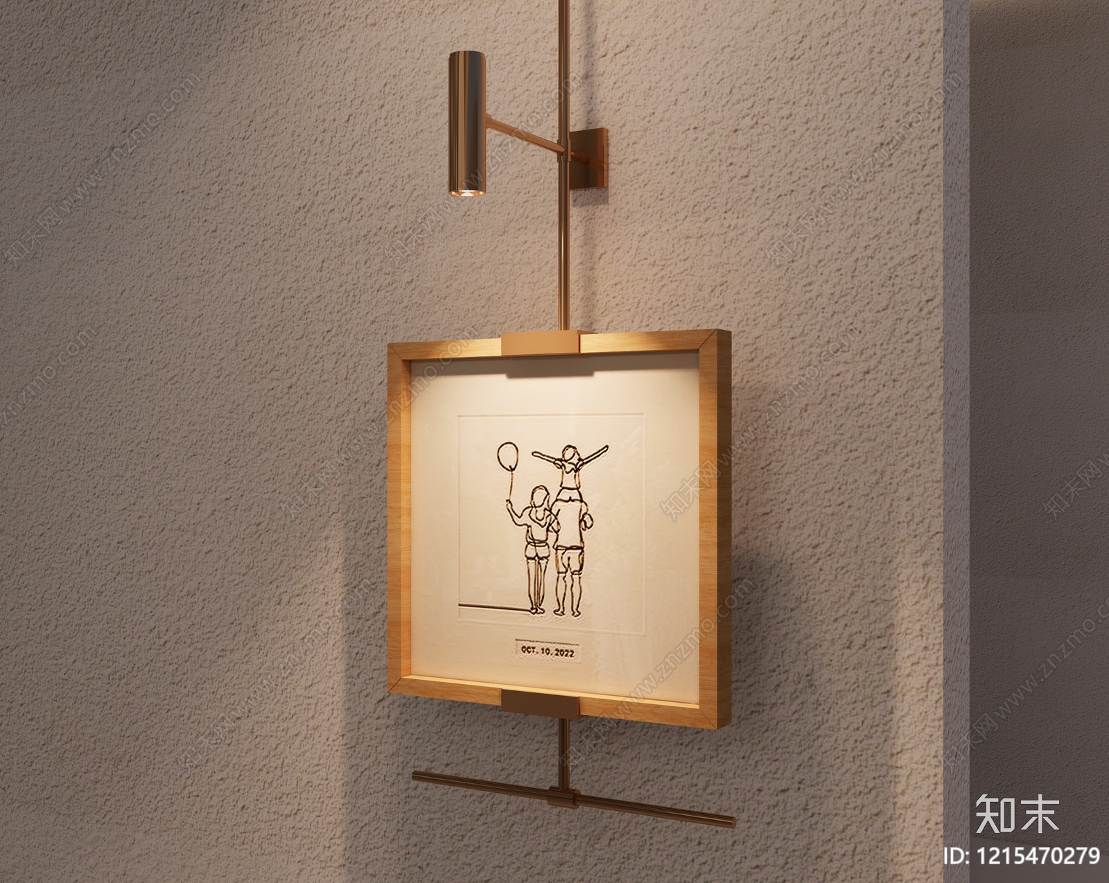 奶油风相框SU模型下载【ID:1215470279】