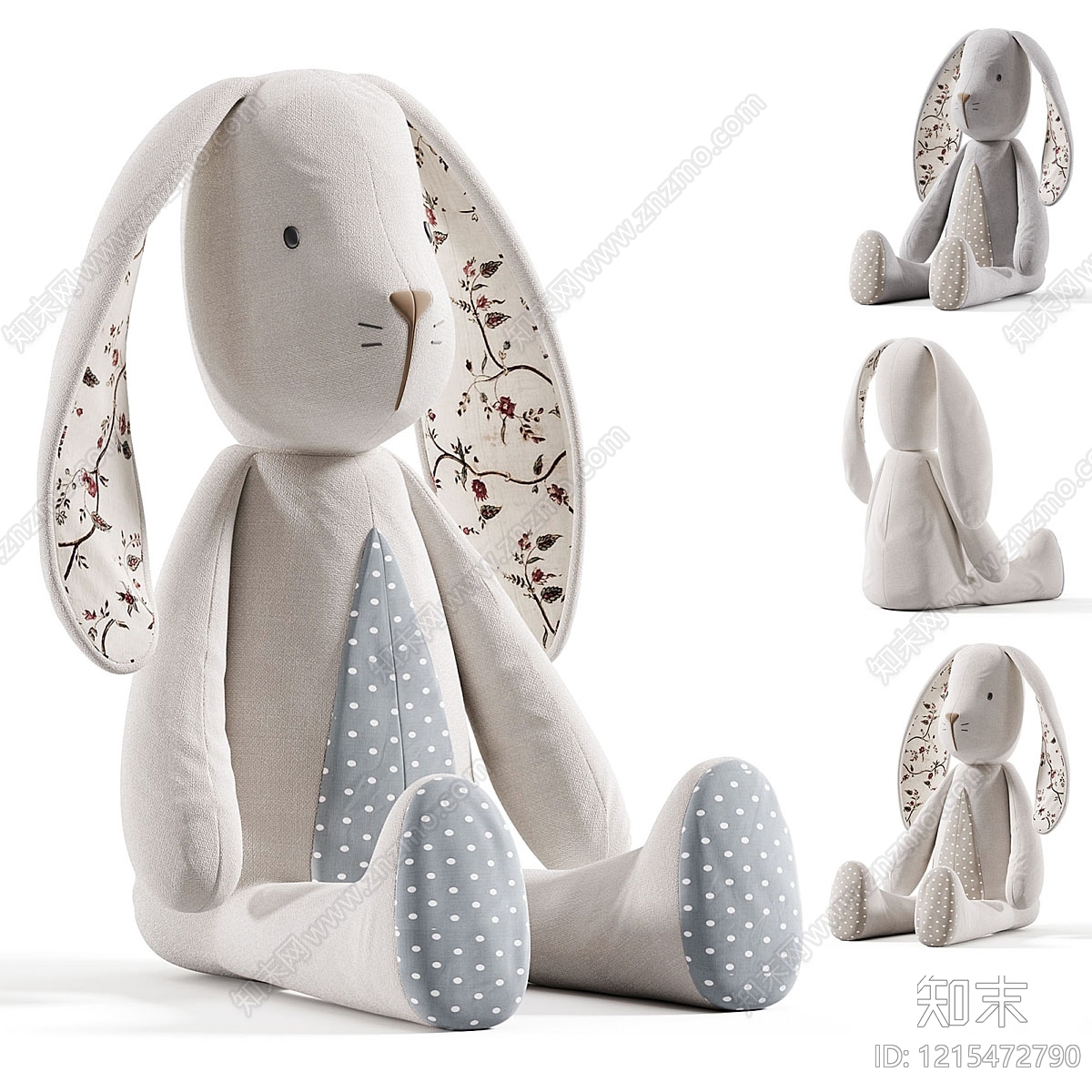 北欧风雕塑摆件3D模型下载【ID:1215472790】