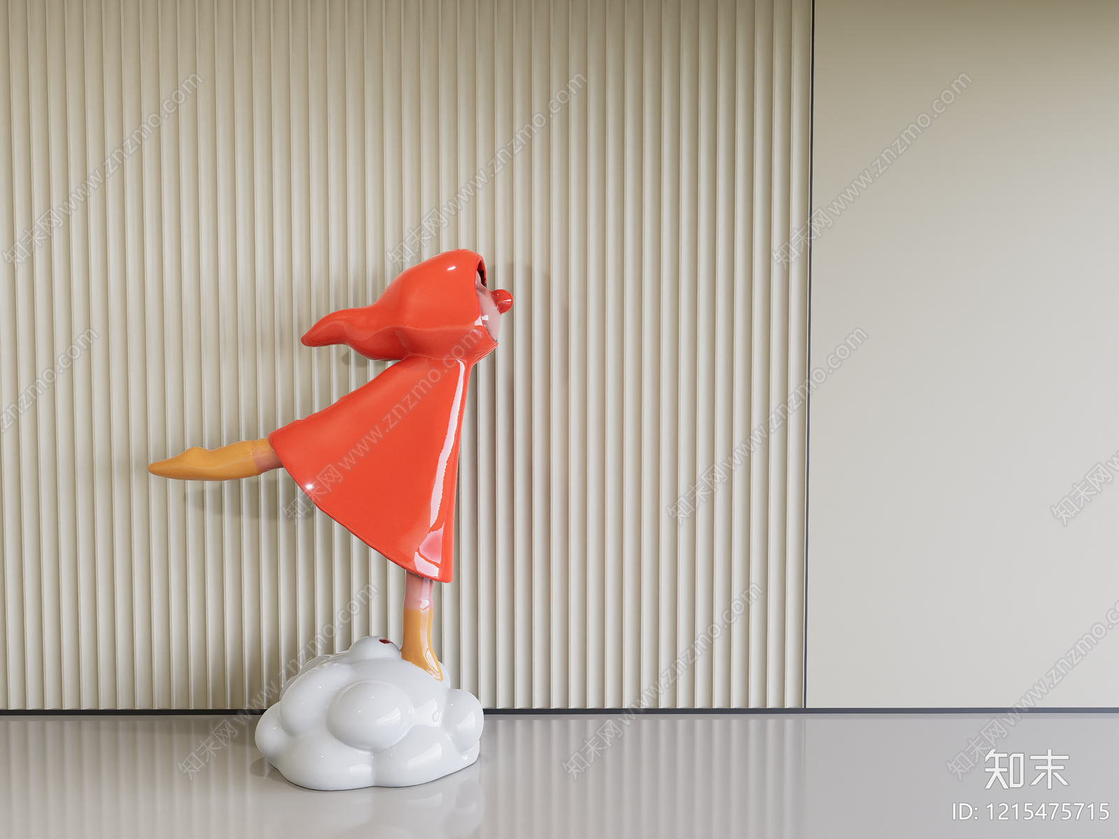 现代雕塑摆件SU模型下载【ID:1215475715】