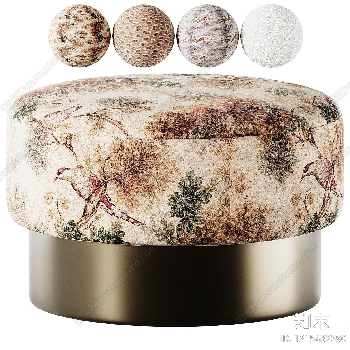 新中式换鞋凳3D模型下载【ID:1215482390】