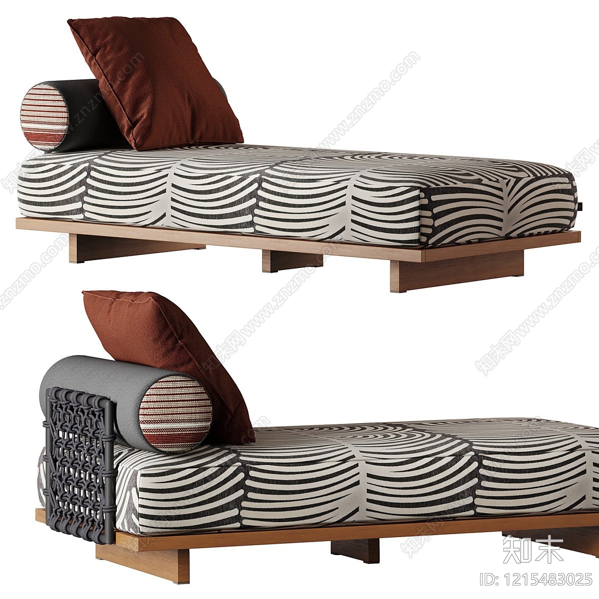 现代简约贵妃椅3D模型下载【ID:1215483025】