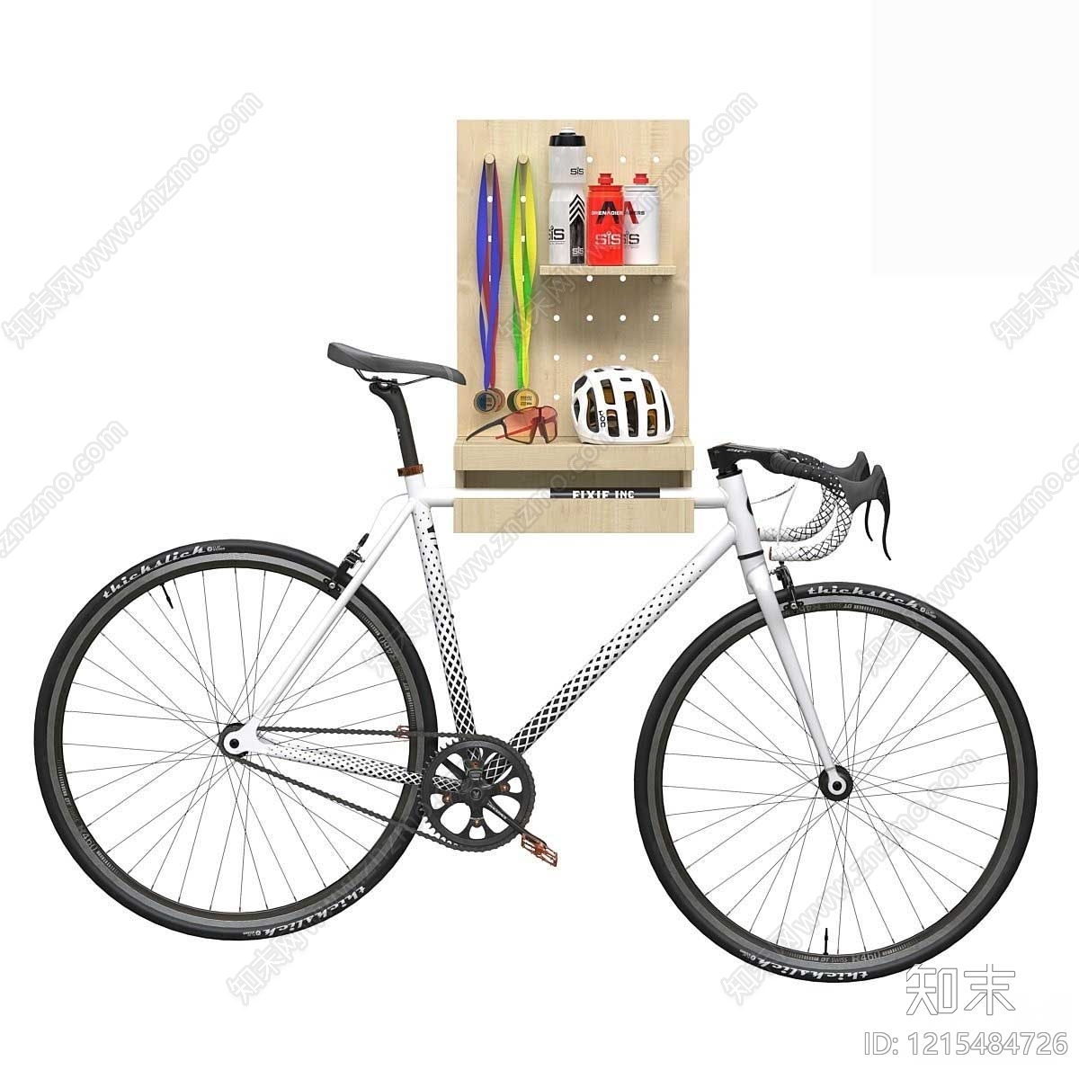 原木风健身器材3D模型下载【ID:1215484726】