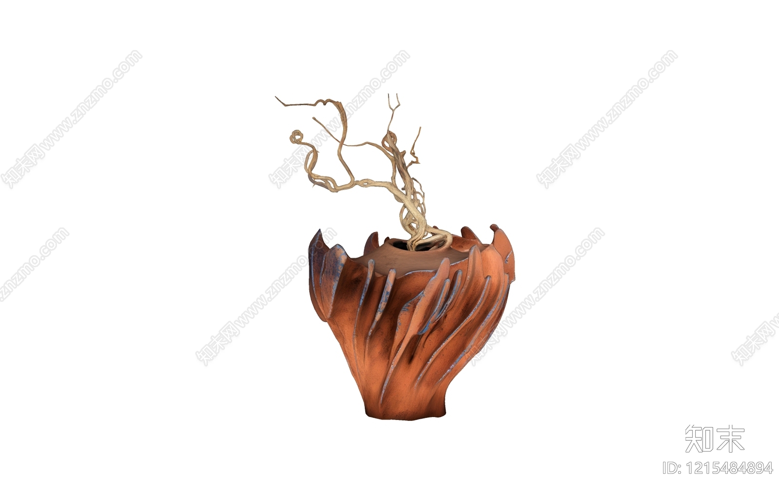 侘寂花瓶SU模型下载【ID:1215484894】